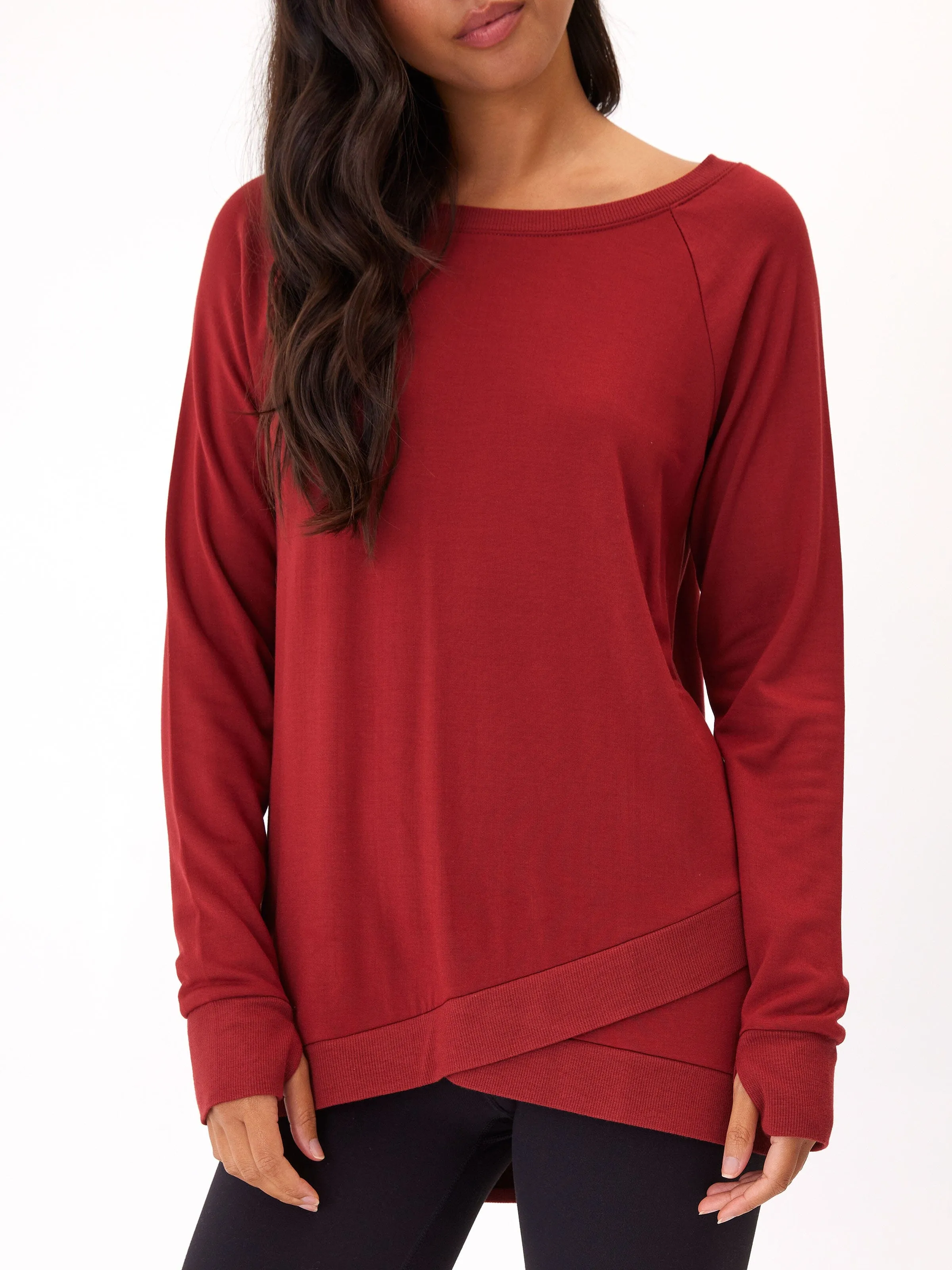 Leanna Feather Fleece Tunic Layer Up Style