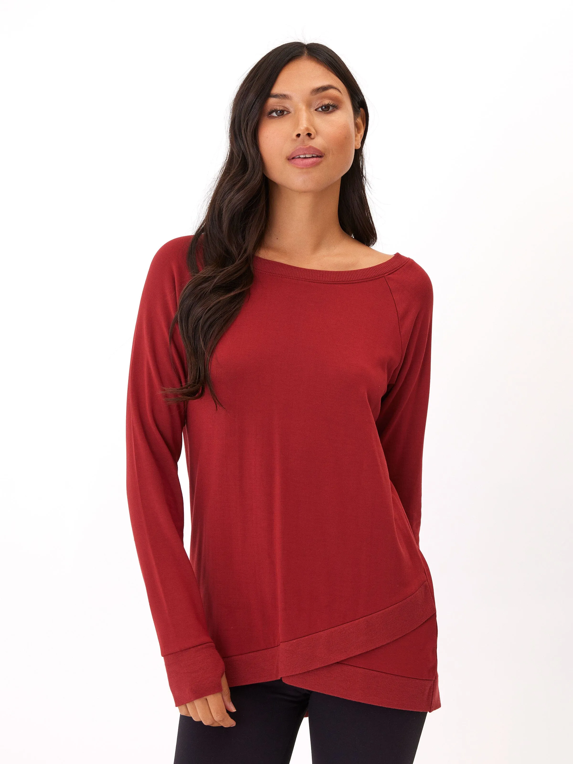 Hypoallergenic Lining Stain Resistant Material Leanna Feather Fleece Tunic
