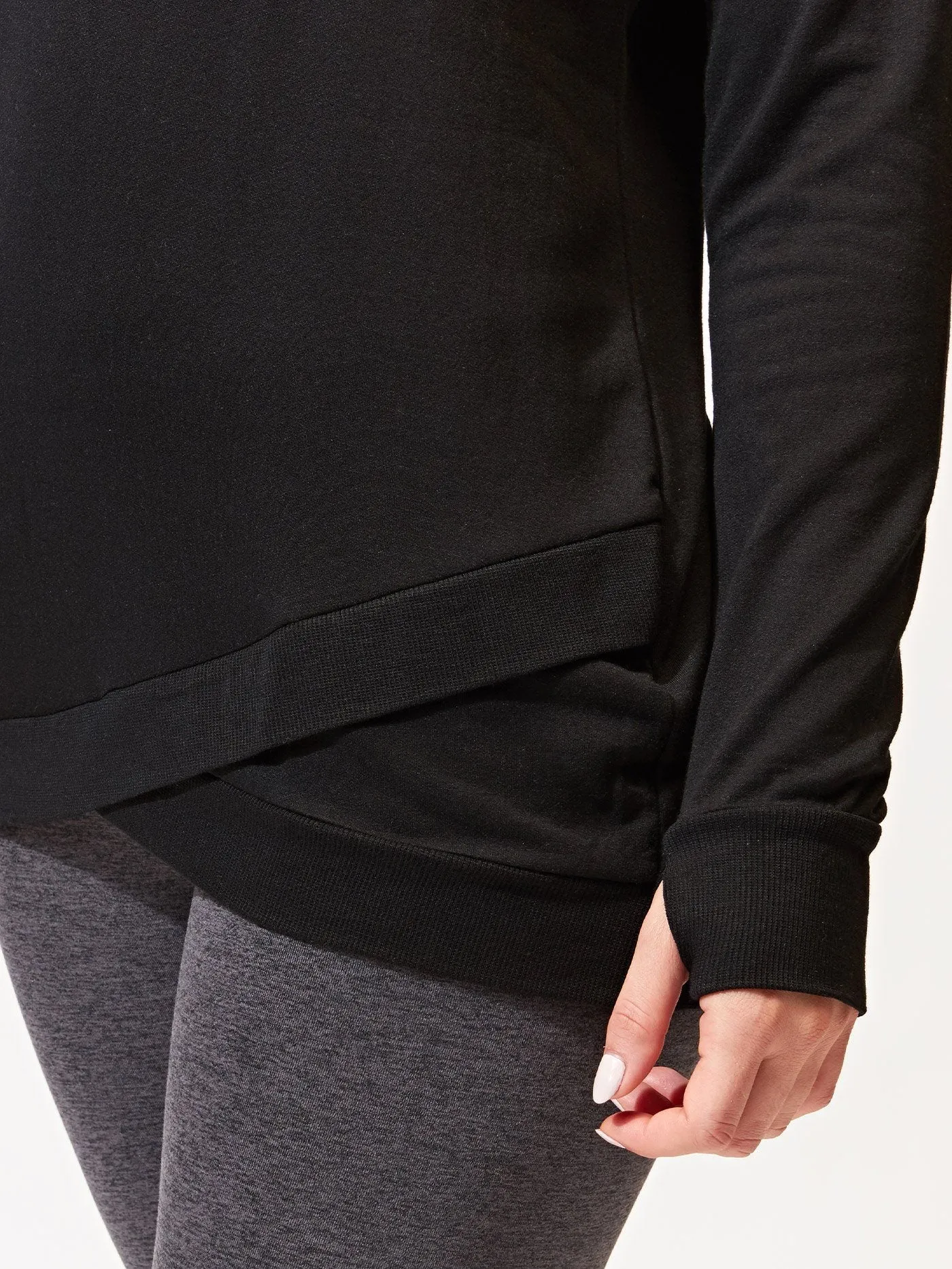 Leanna Feather Fleece Tunic Anti Static Treatment