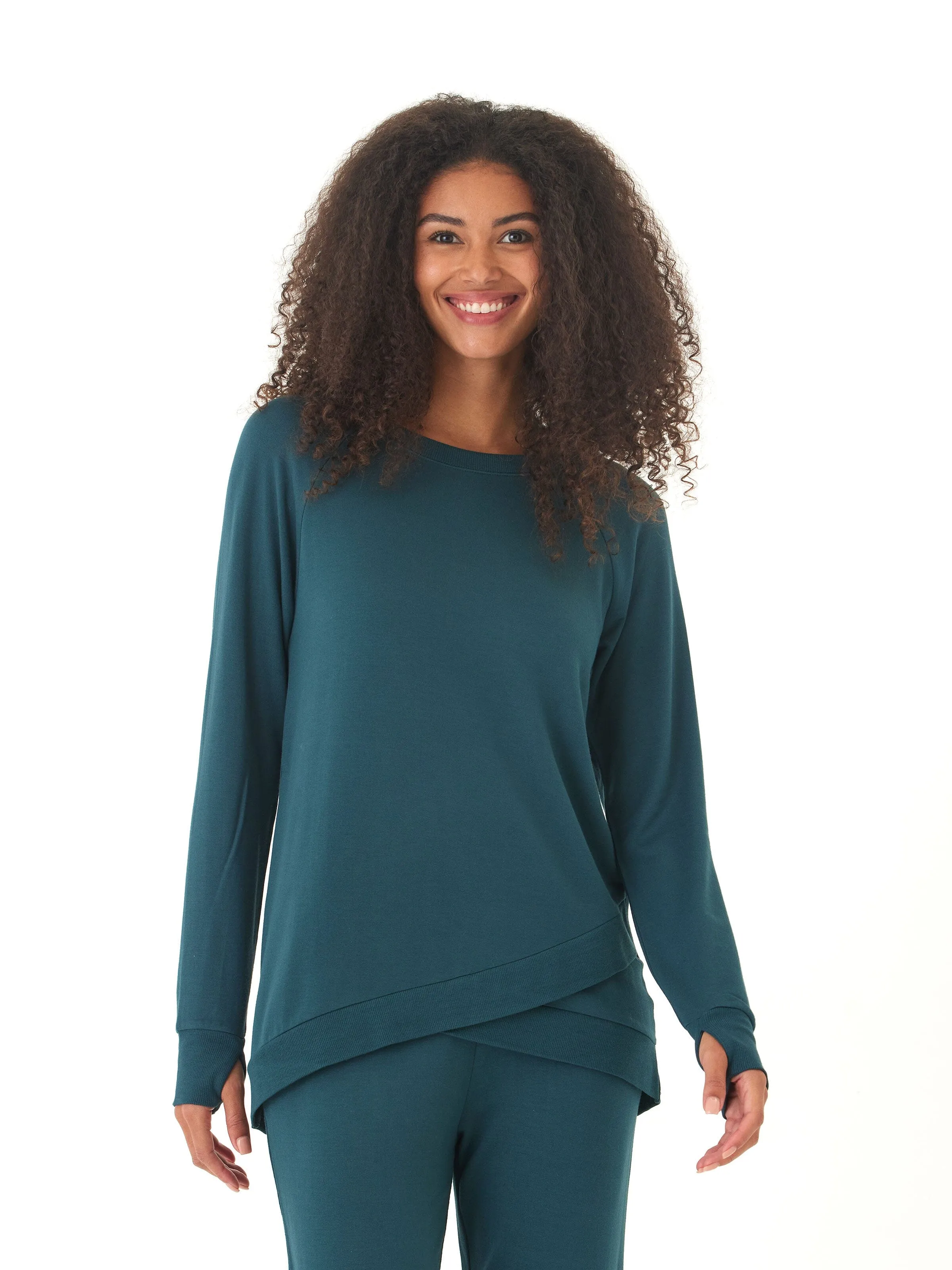 LightPadding Quick Dry Fabric Leanna Feather Fleece Tunic