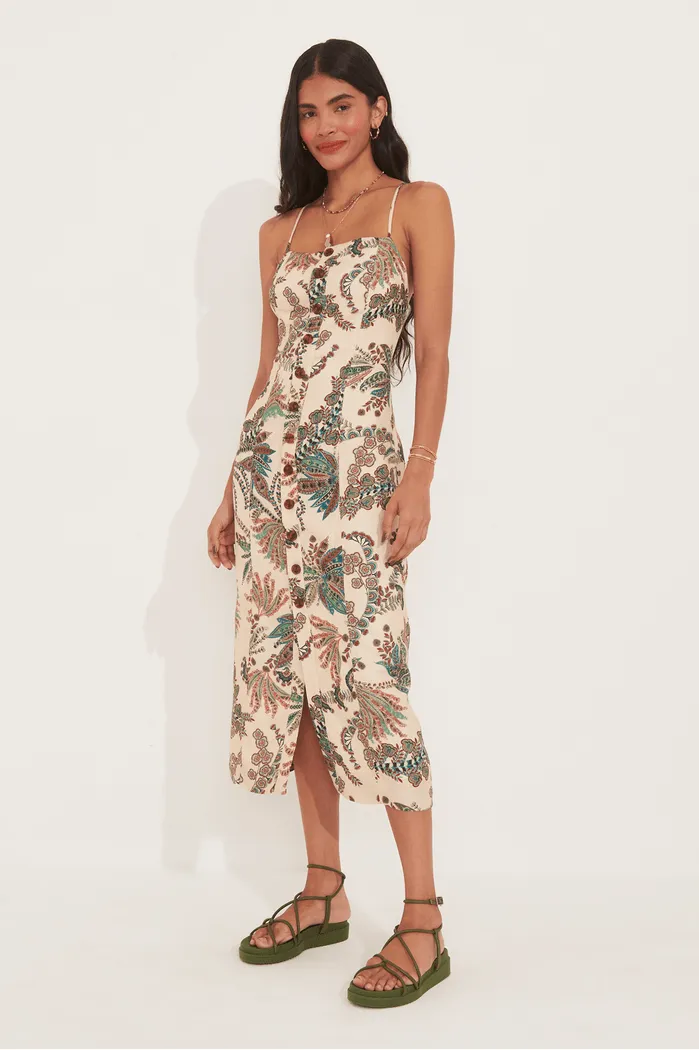 LEONA DRESS Feminine empire waist dress Subtle Finish