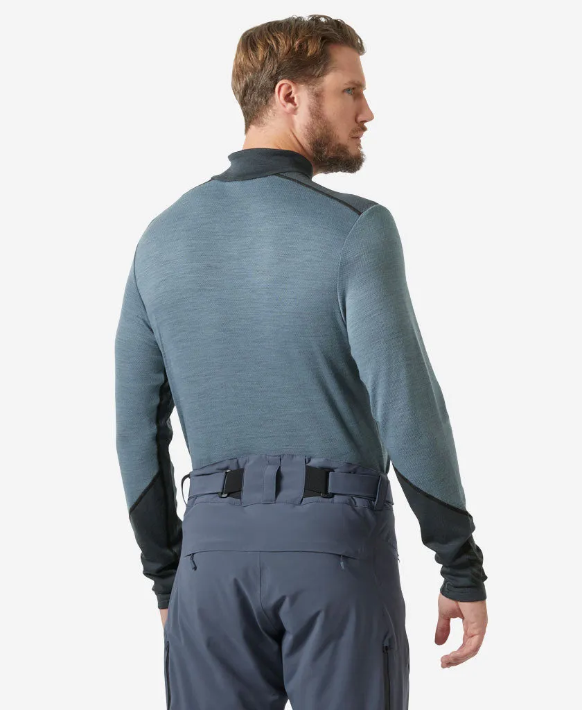 Breathable Material LIFA MERINO MIDWEIGHT 1/2 ZIP, Washed Navy