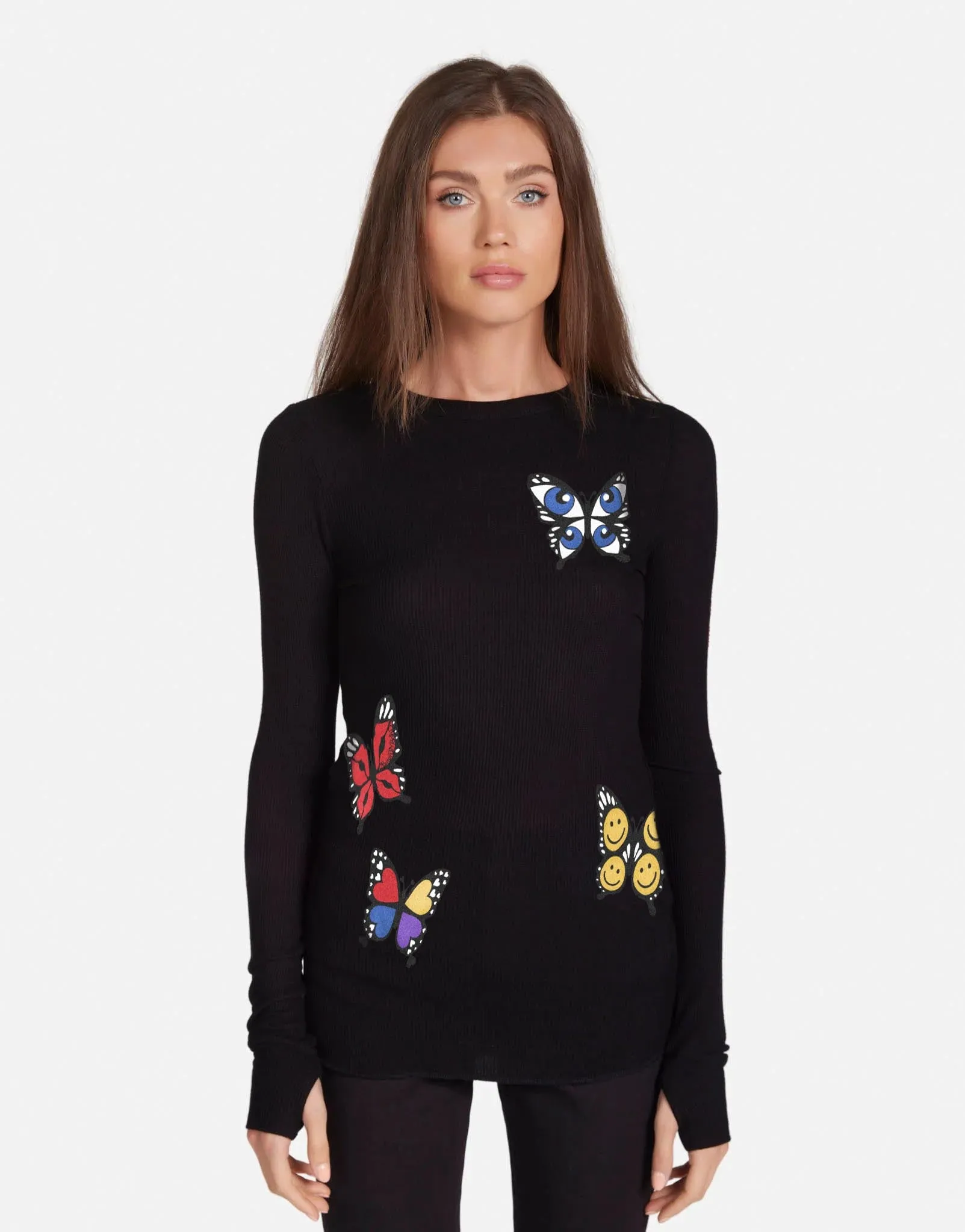 Ultra Soft Collar Lining Tagless Neck Design McKinley X Butterfly