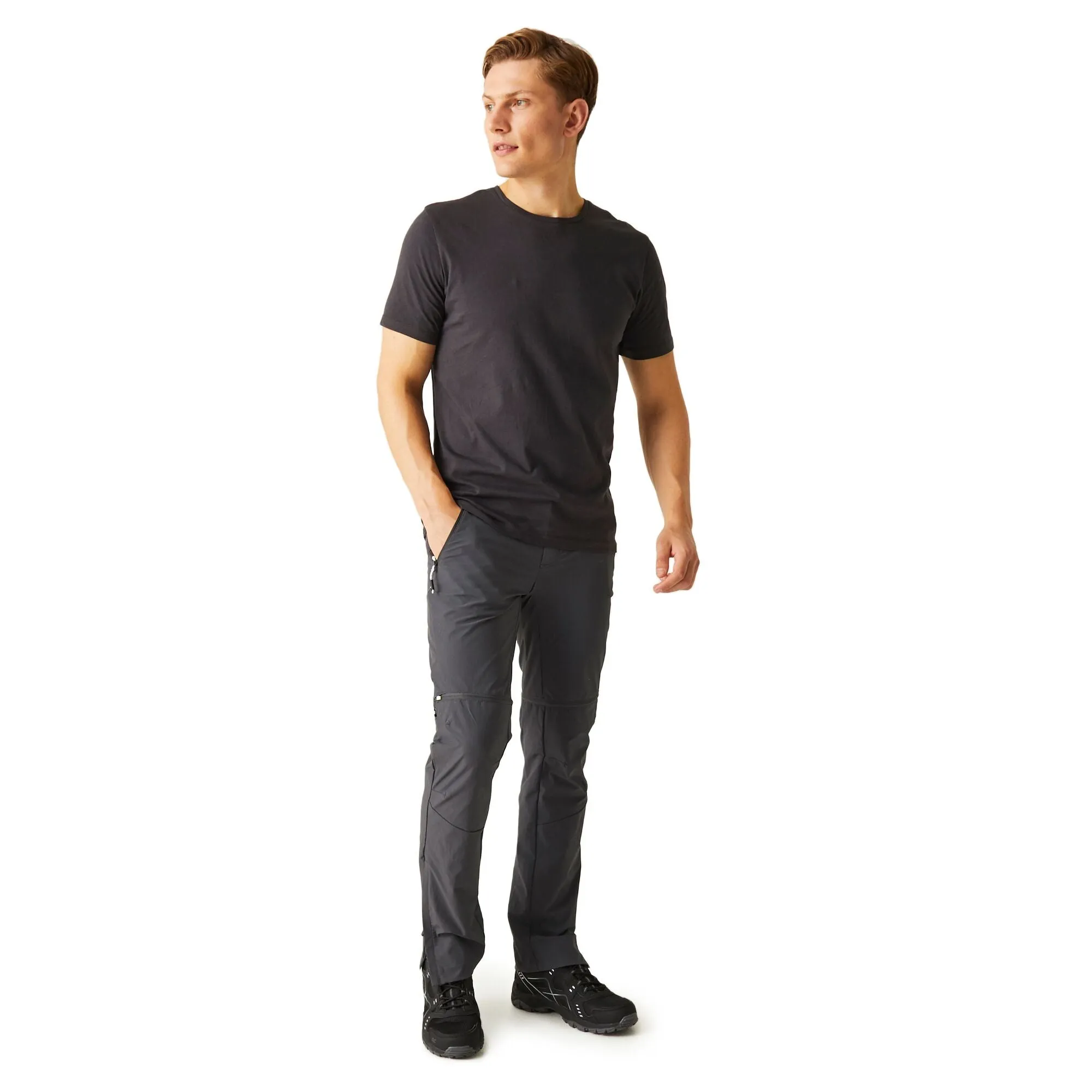 Comfort Focused Slim Comfort Regatta Mens Mountain Zip Off Walking Trousers