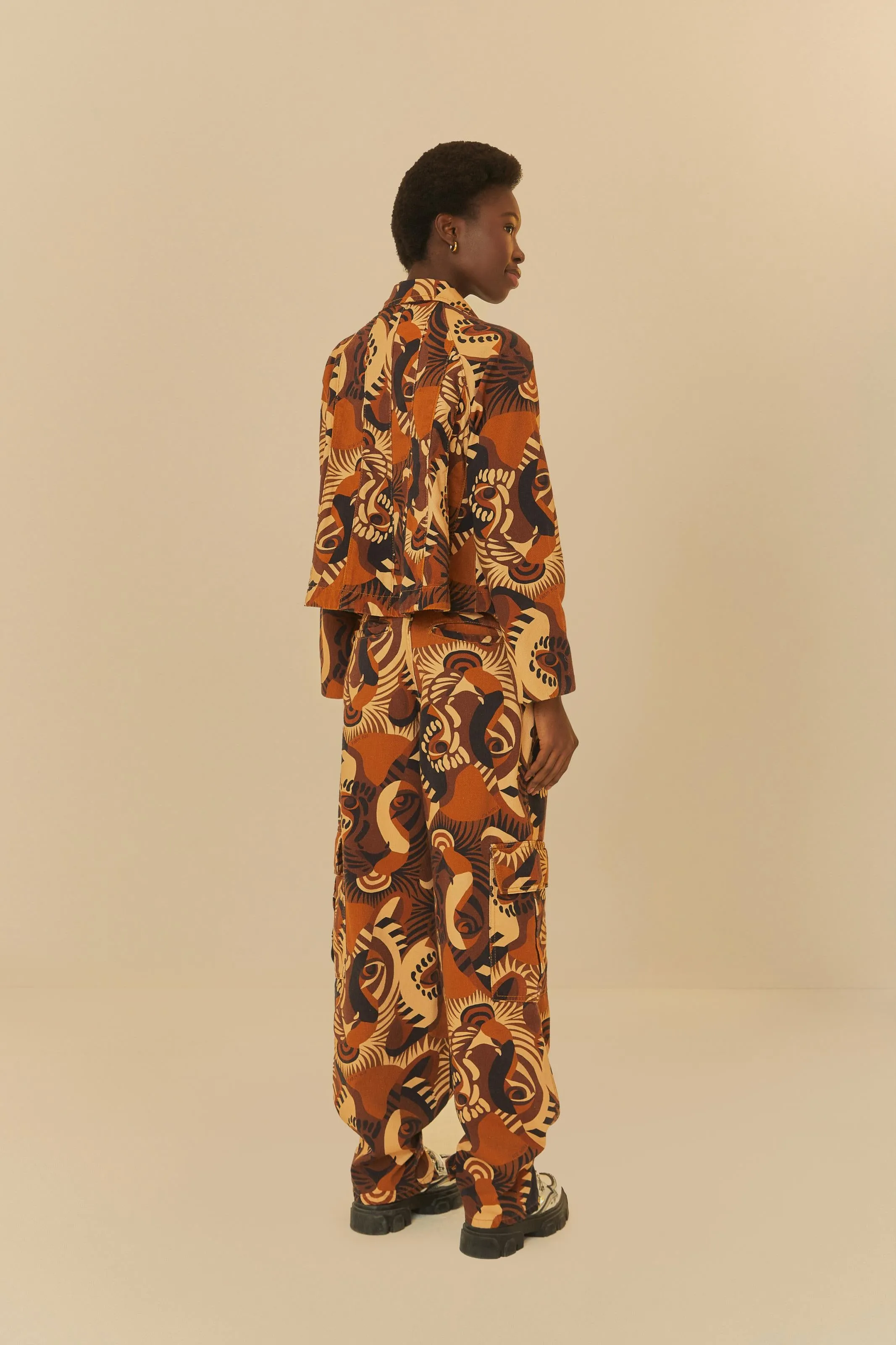 FARM TIGRE DA NOITE SARJA PANTS Elegant Flow