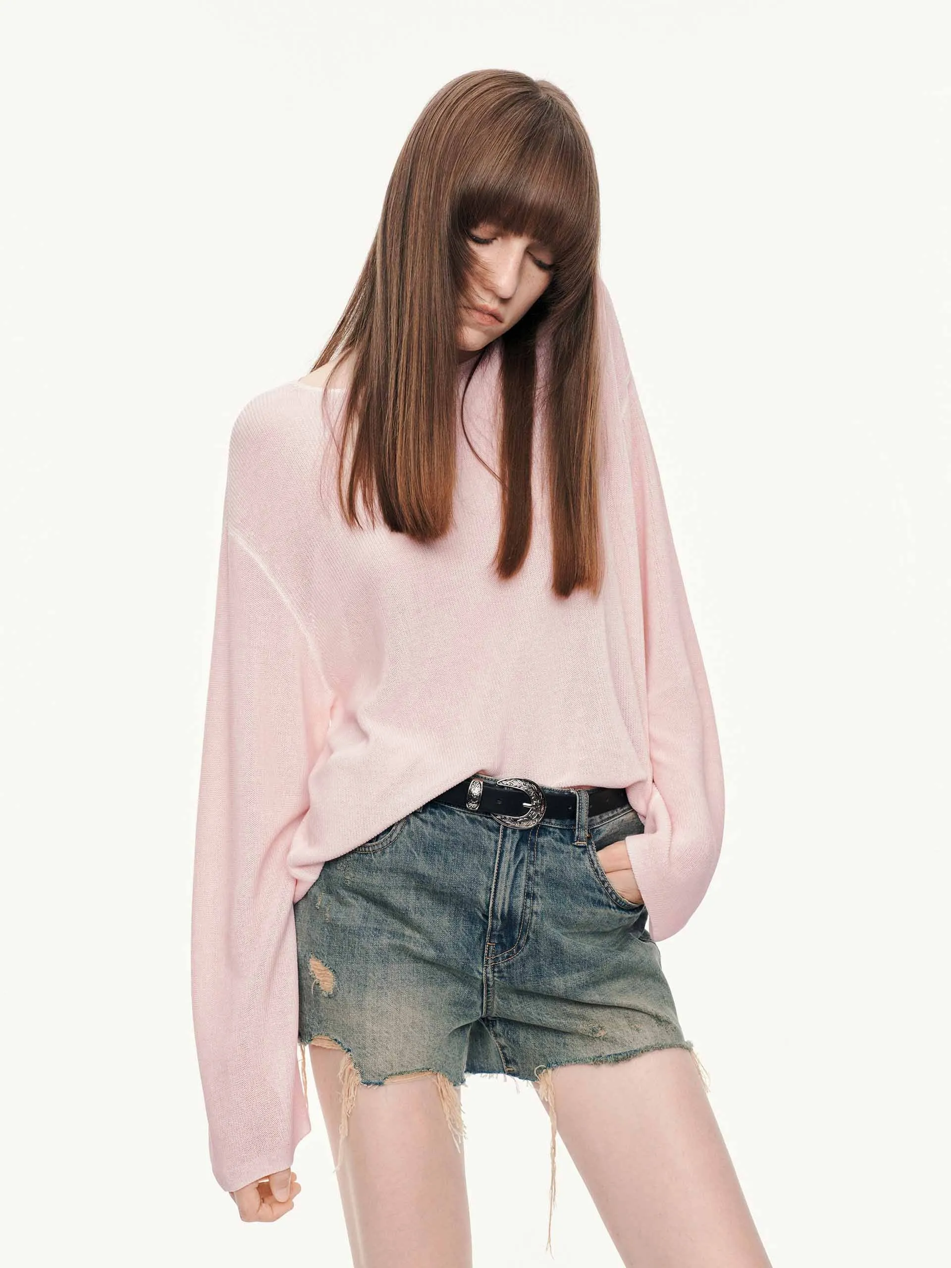 Lightweight Loose Knitted Top Winter Must-Have Wear