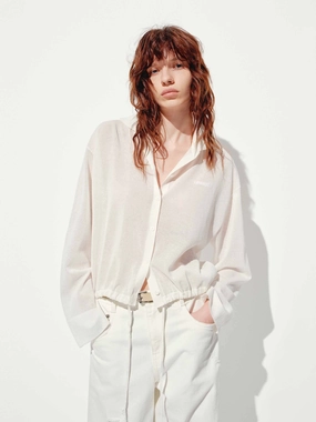Relaxed Style Lightweight Long Sleeves Top