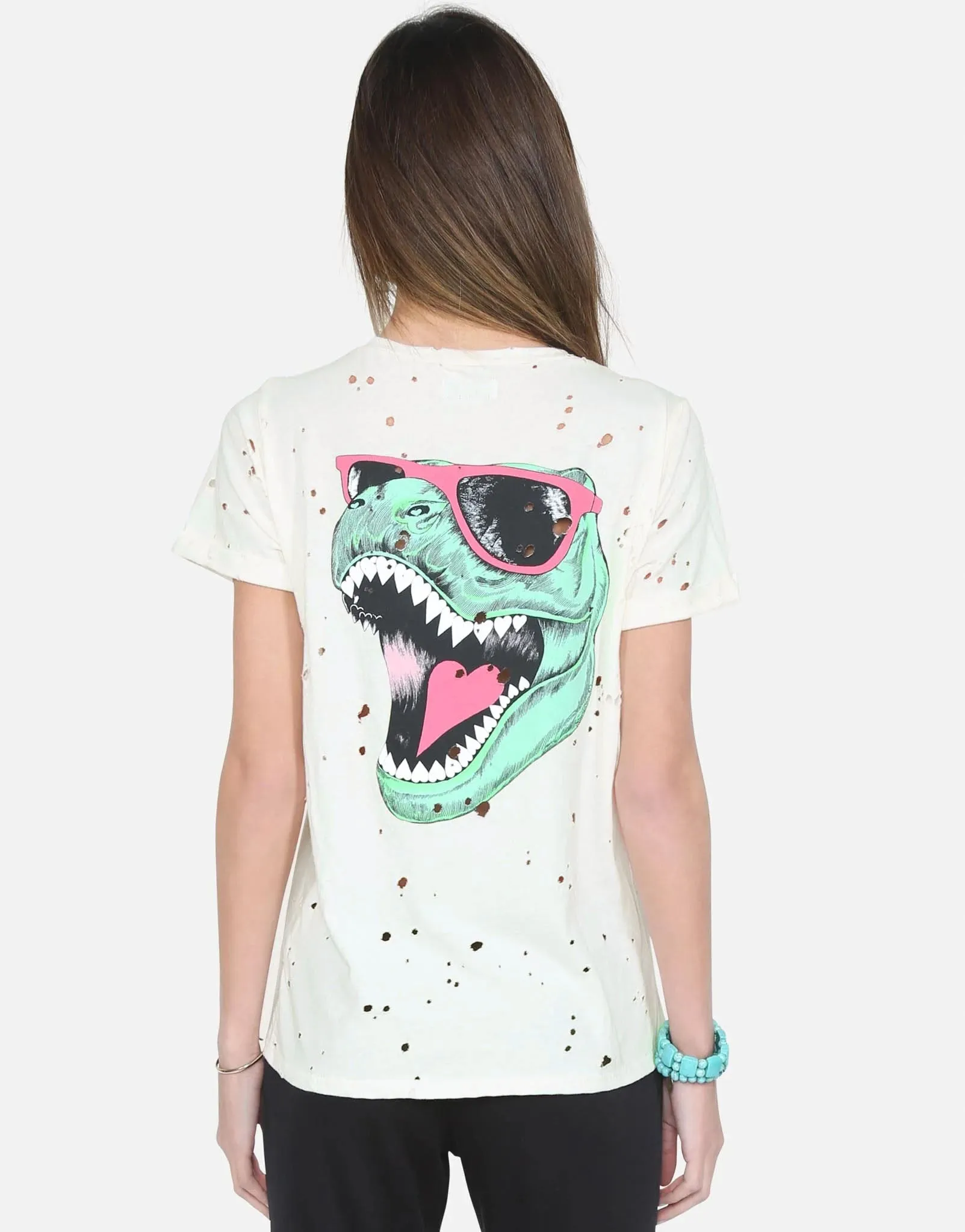 Limp Heart T-Rex crew neck Layering Essential