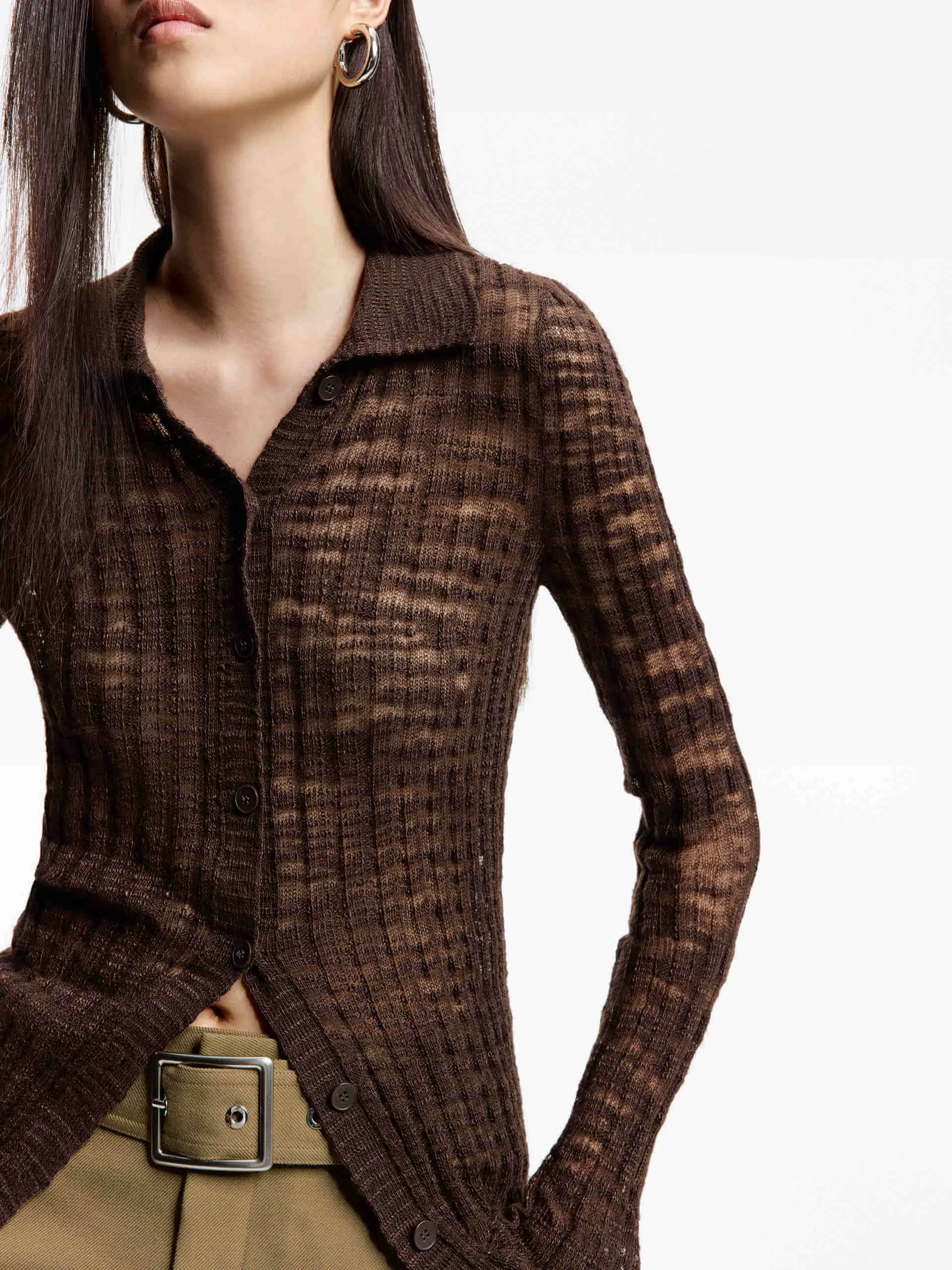 Soft Touch Soft Comfort Linen Blend Knitted Top