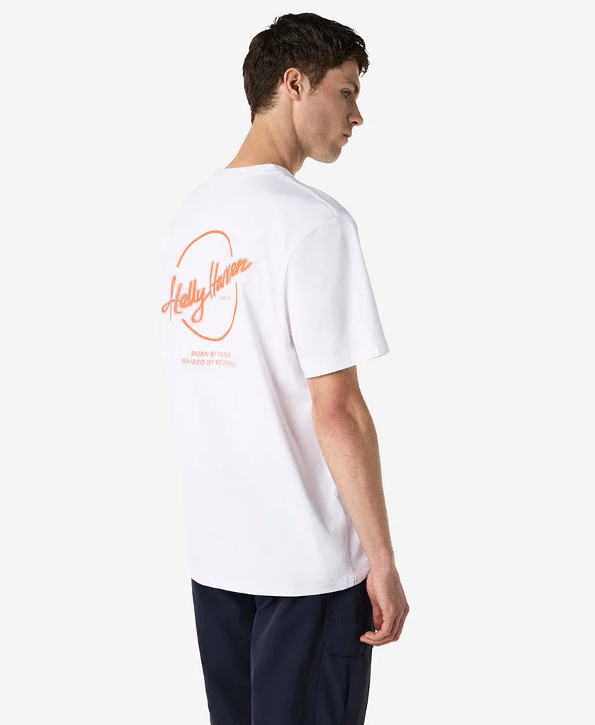 LOFTEN T-SHIRT, White ErgonomicSleeves