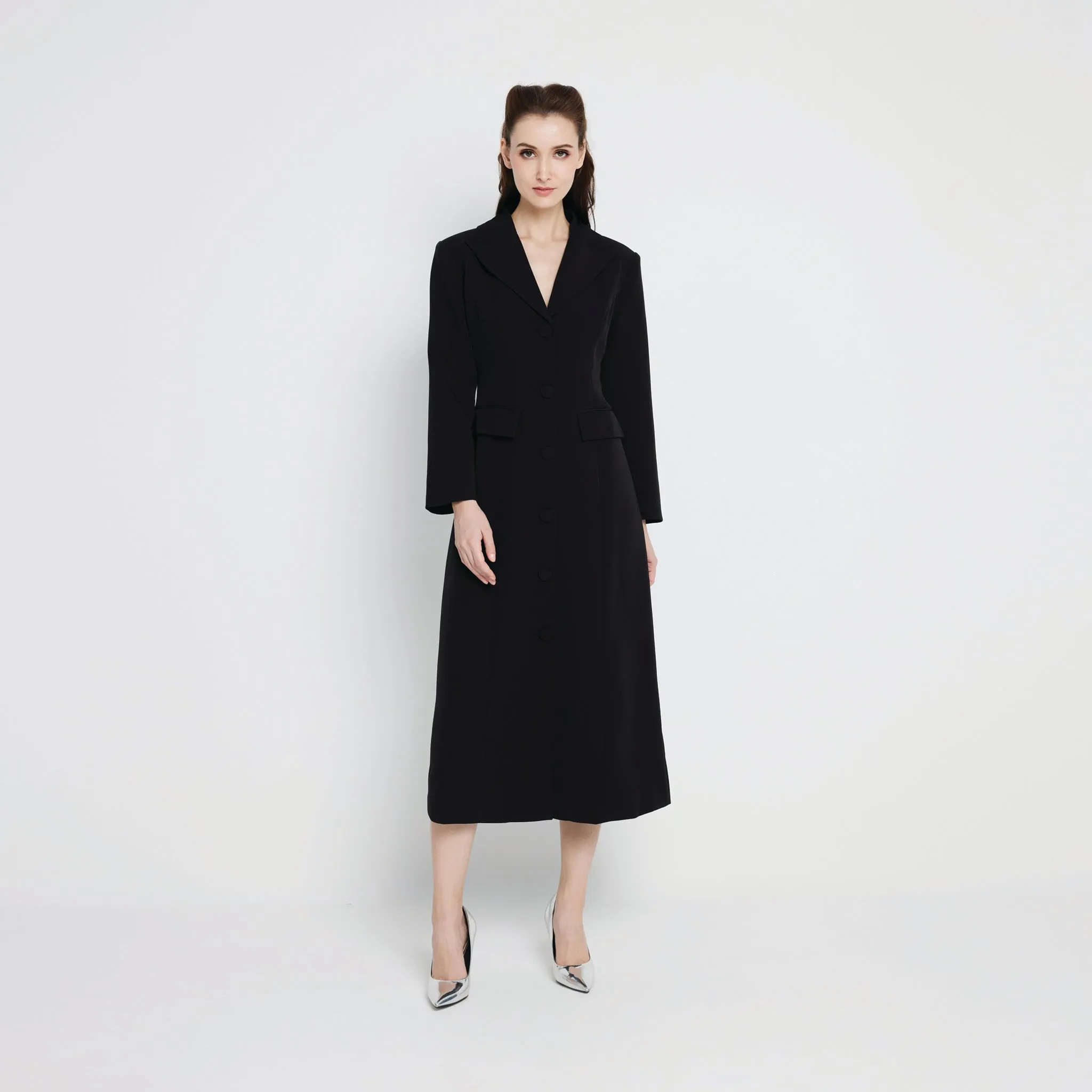 Long Jacket Anti Static Finish Double Layered Hood