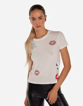 Soft and Cozy Layering Must-Have Ursula Stud Skulls & Lips
