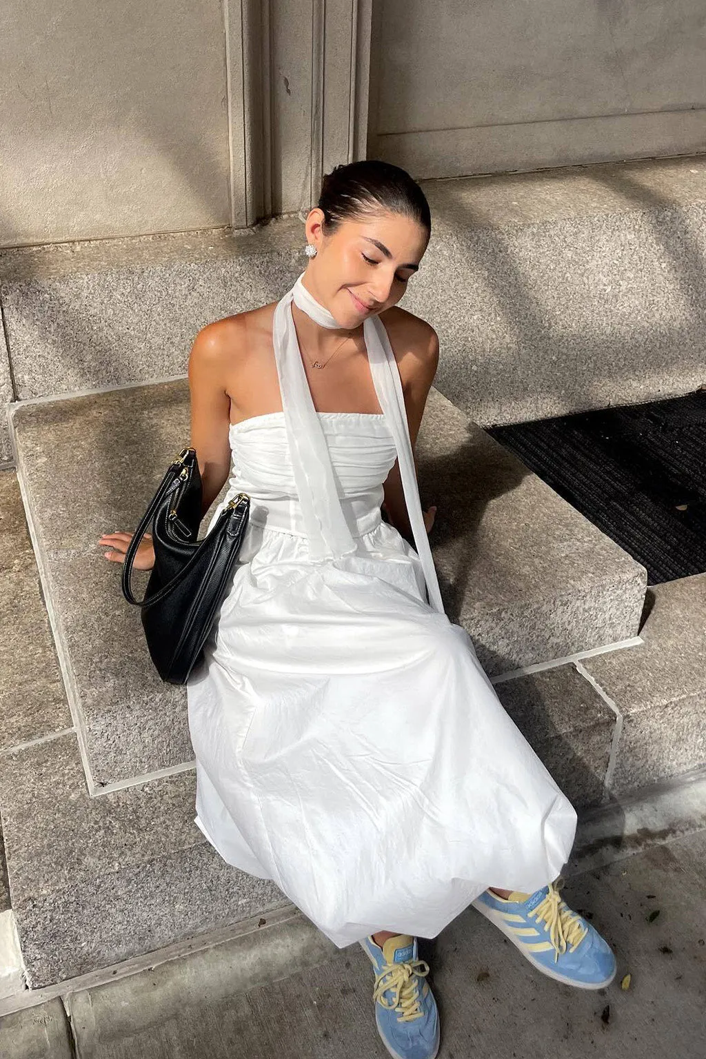 Mallorca White Strapless Top Sustainable Production Methods
