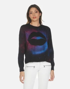 Luella Galaxy Lip Oversized Keychain