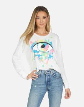 Luella Watercolor Eye Dress Down