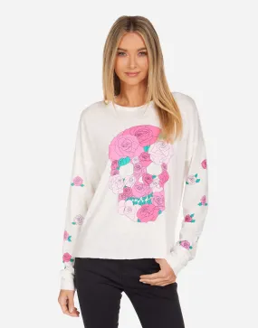 Matte Pastel tone Kasia Pink Rose Skull