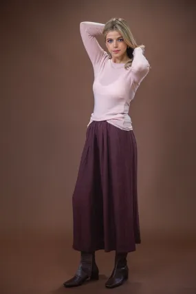 Merino Crew Neck | Rose Recycled Yarn