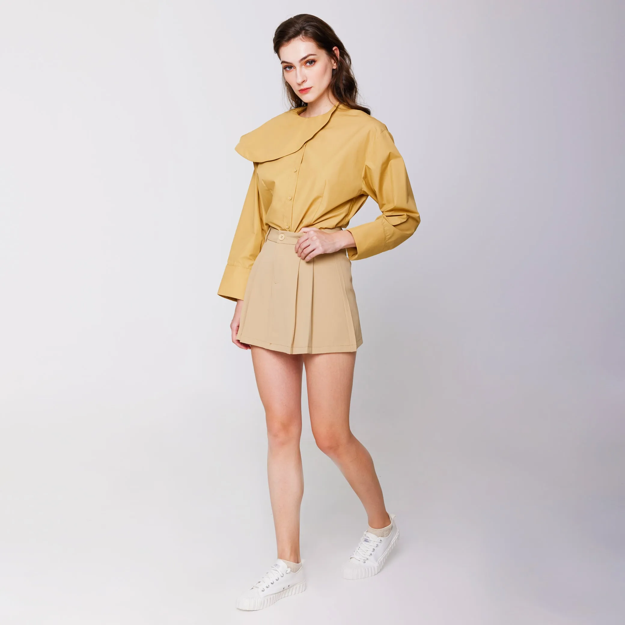 Fringe Detail MAG Pleated Skort