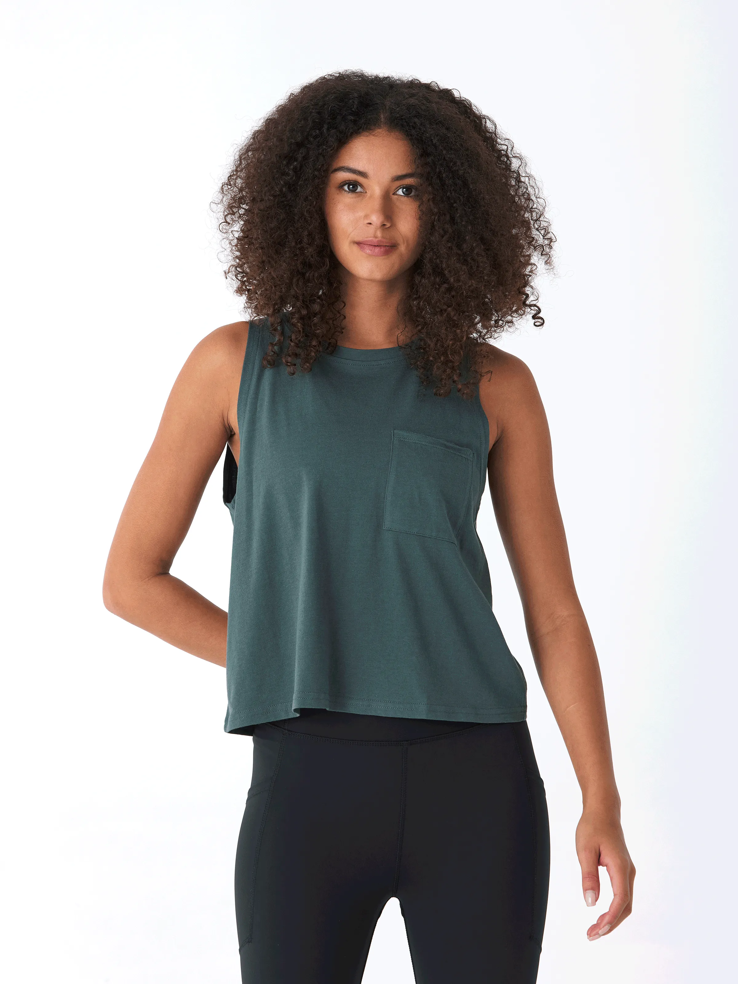 Maggie Comfort Jersey Tank standard fit rule