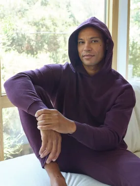 Marcel Triblend Fleece Oversized Hoodie Hidden Storage Compartments snap closure