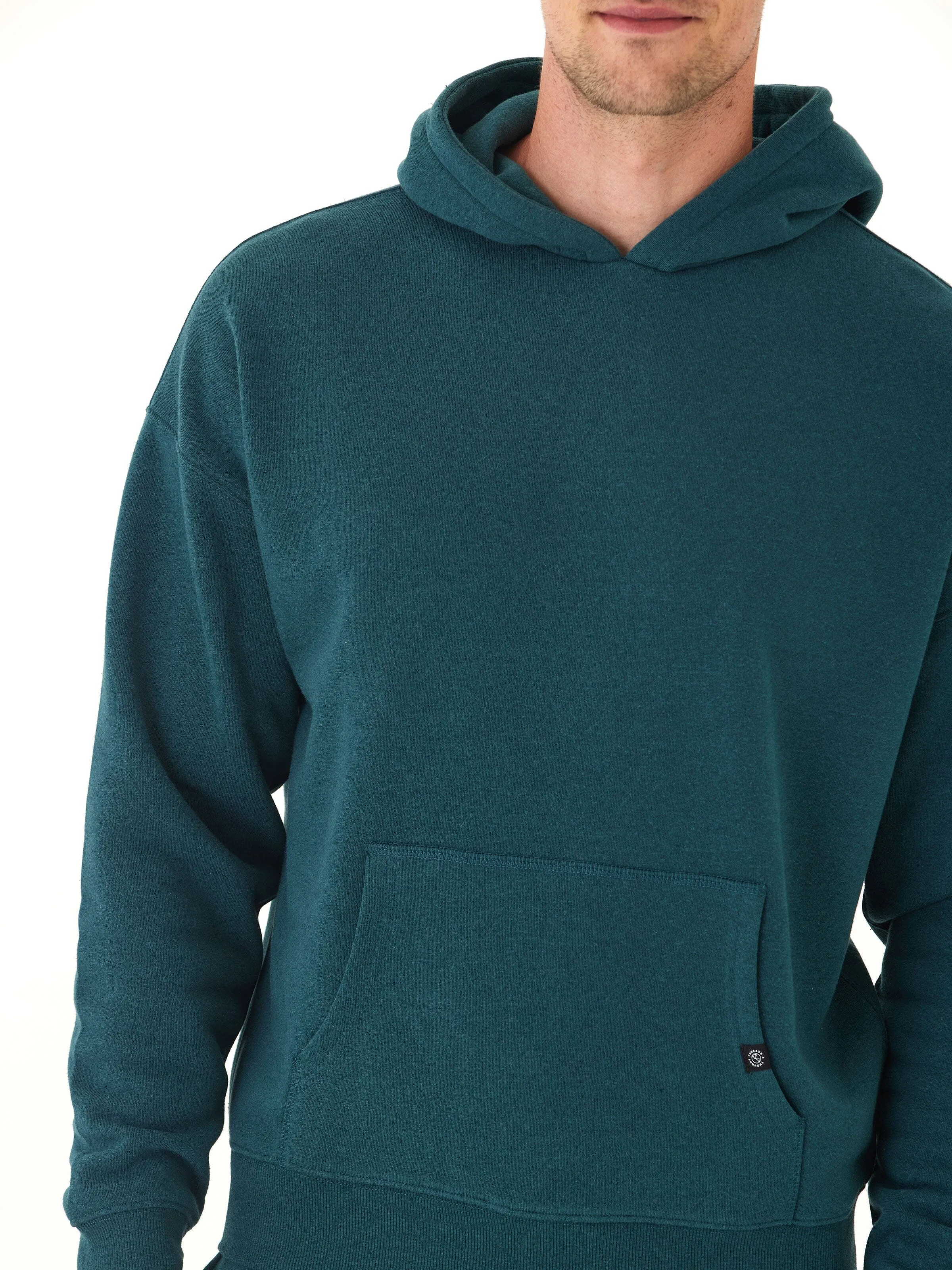 Marcel Triblend Fleece Oversized Hoodie Low Profile Insulation Stitched Look