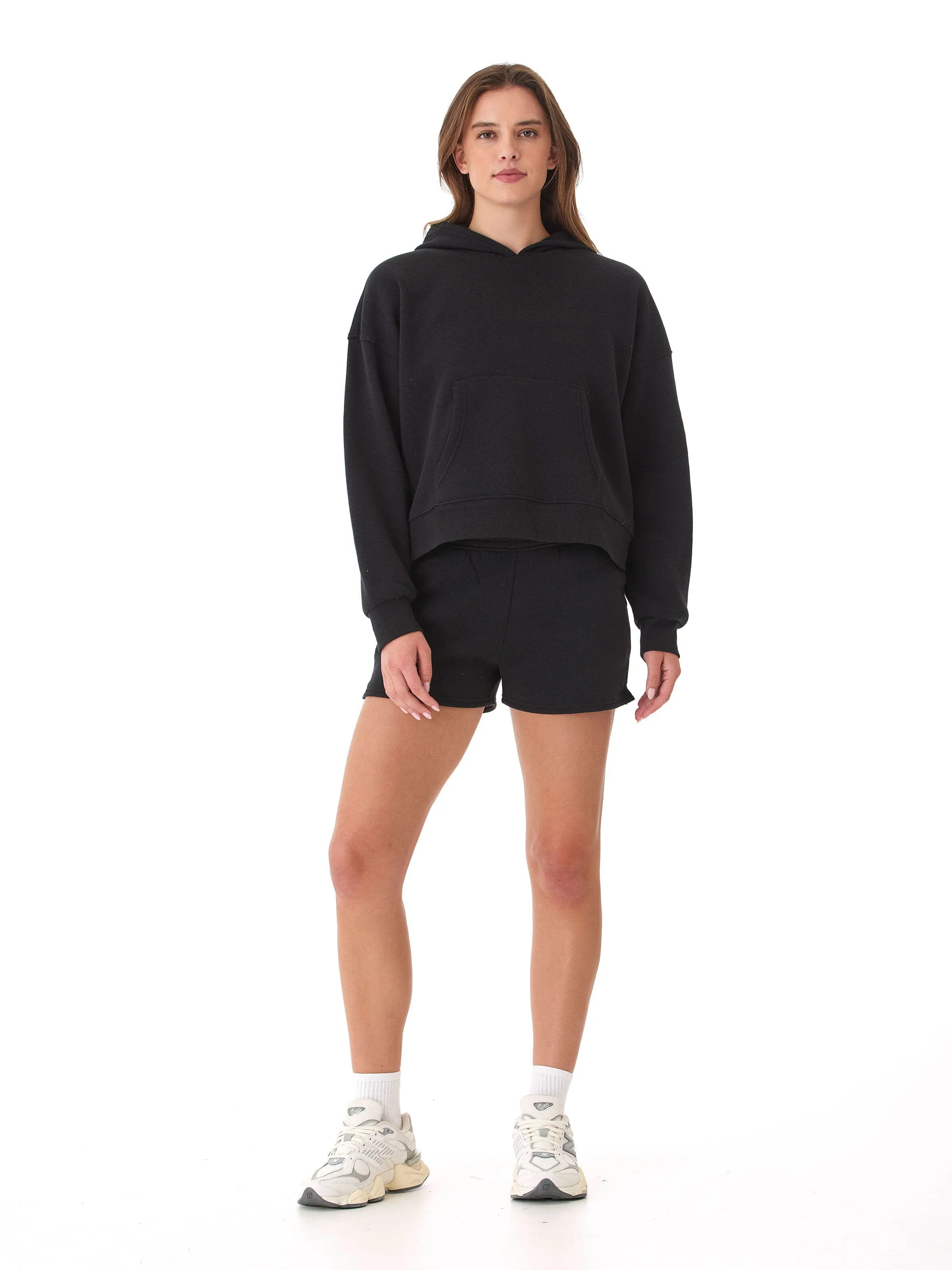 Abrasion Resistant Finish Minimal Look Marcellina Triblend Fleece Pullover Hoodie