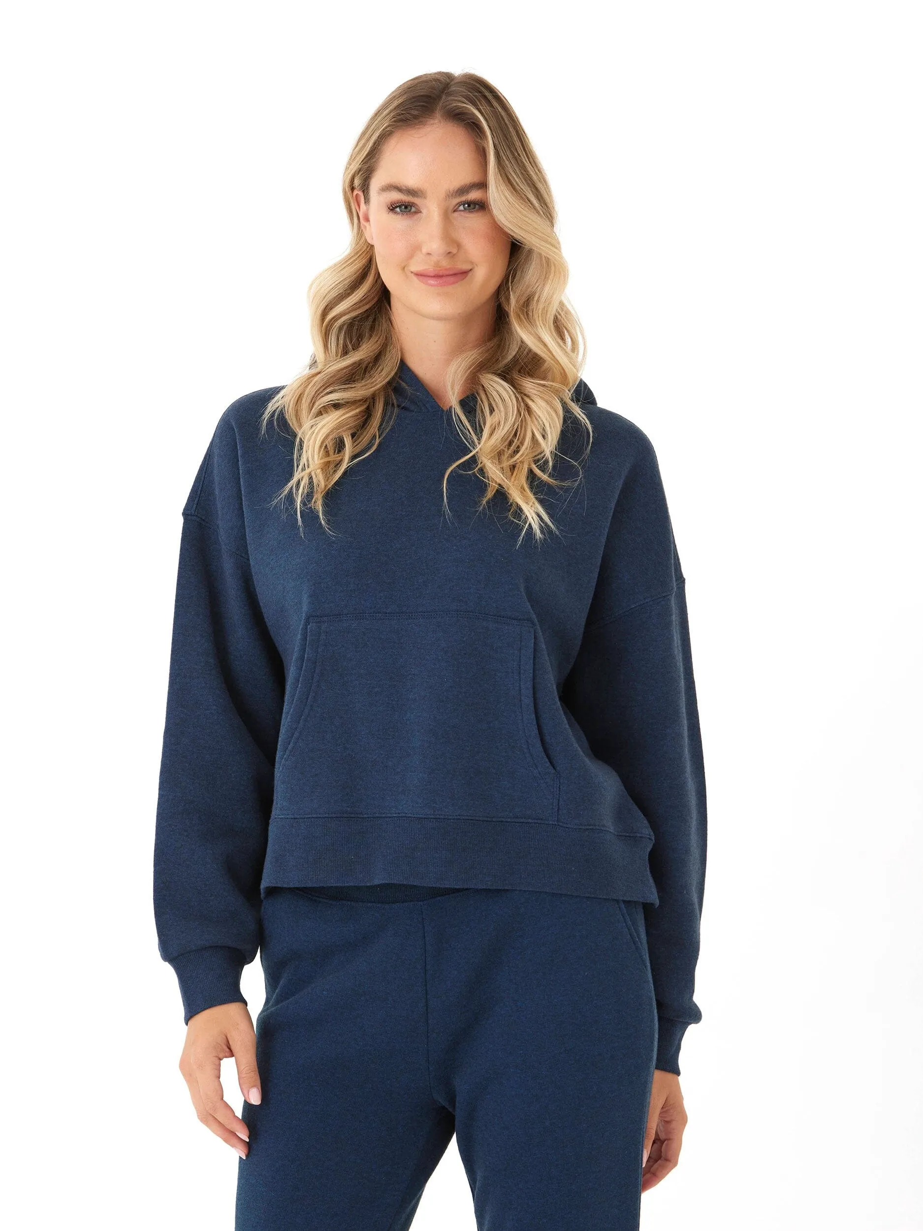 Fashion Forward Marcellina Triblend Fleece Pullover Hoodie