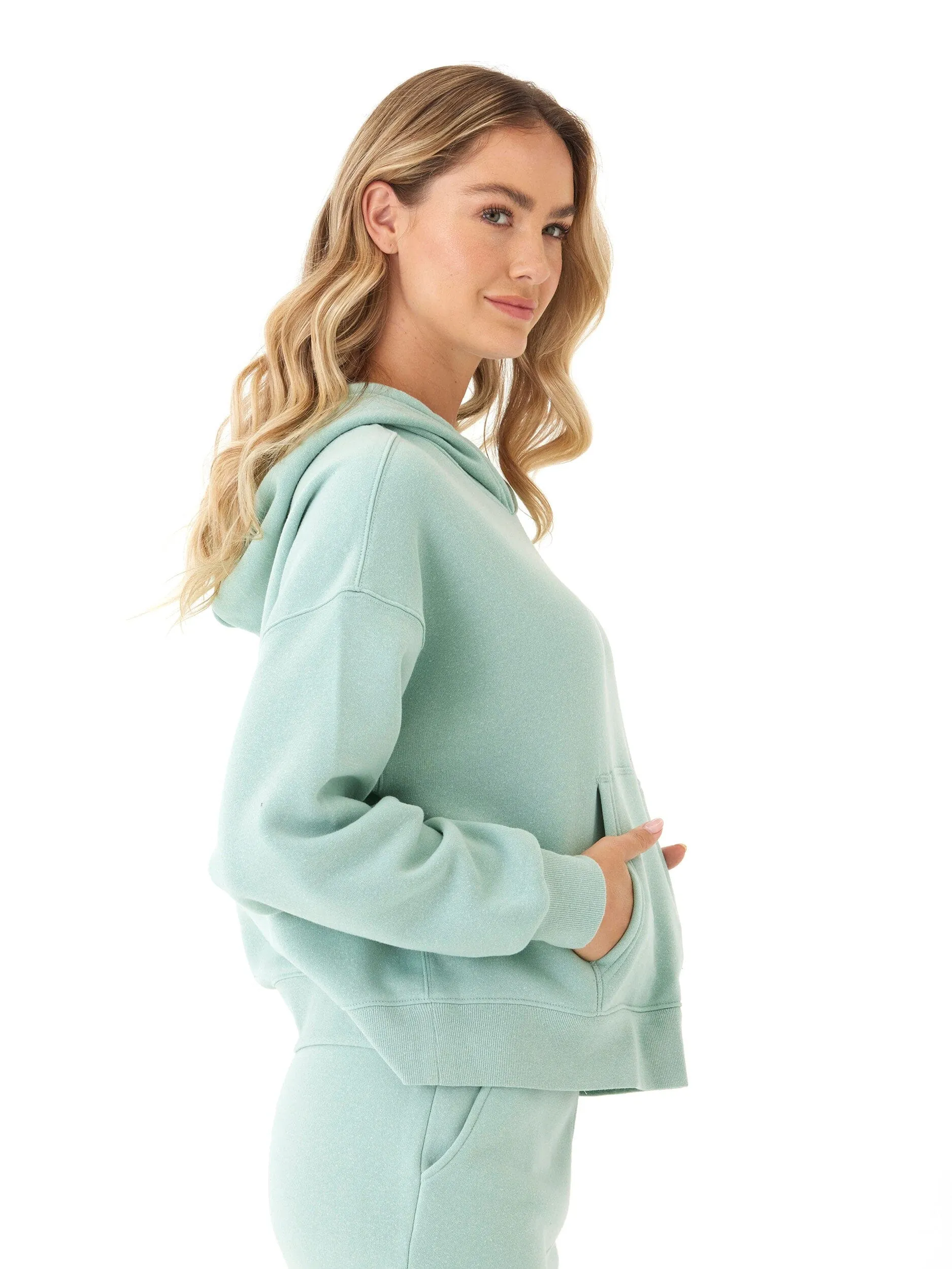 Marcellina Triblend Fleece Pullover Hoodie Refined Style