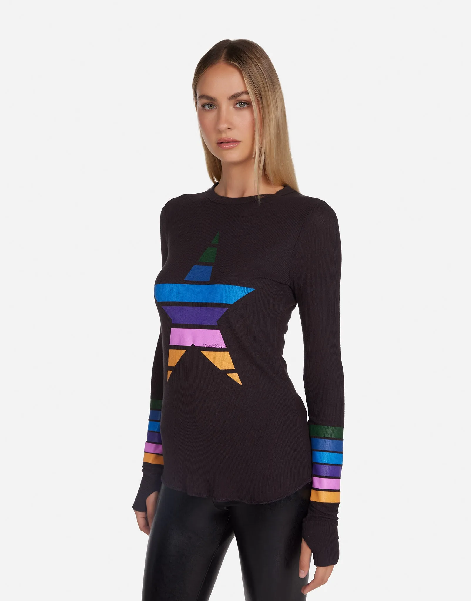Charming McKinley Color Stripe Star