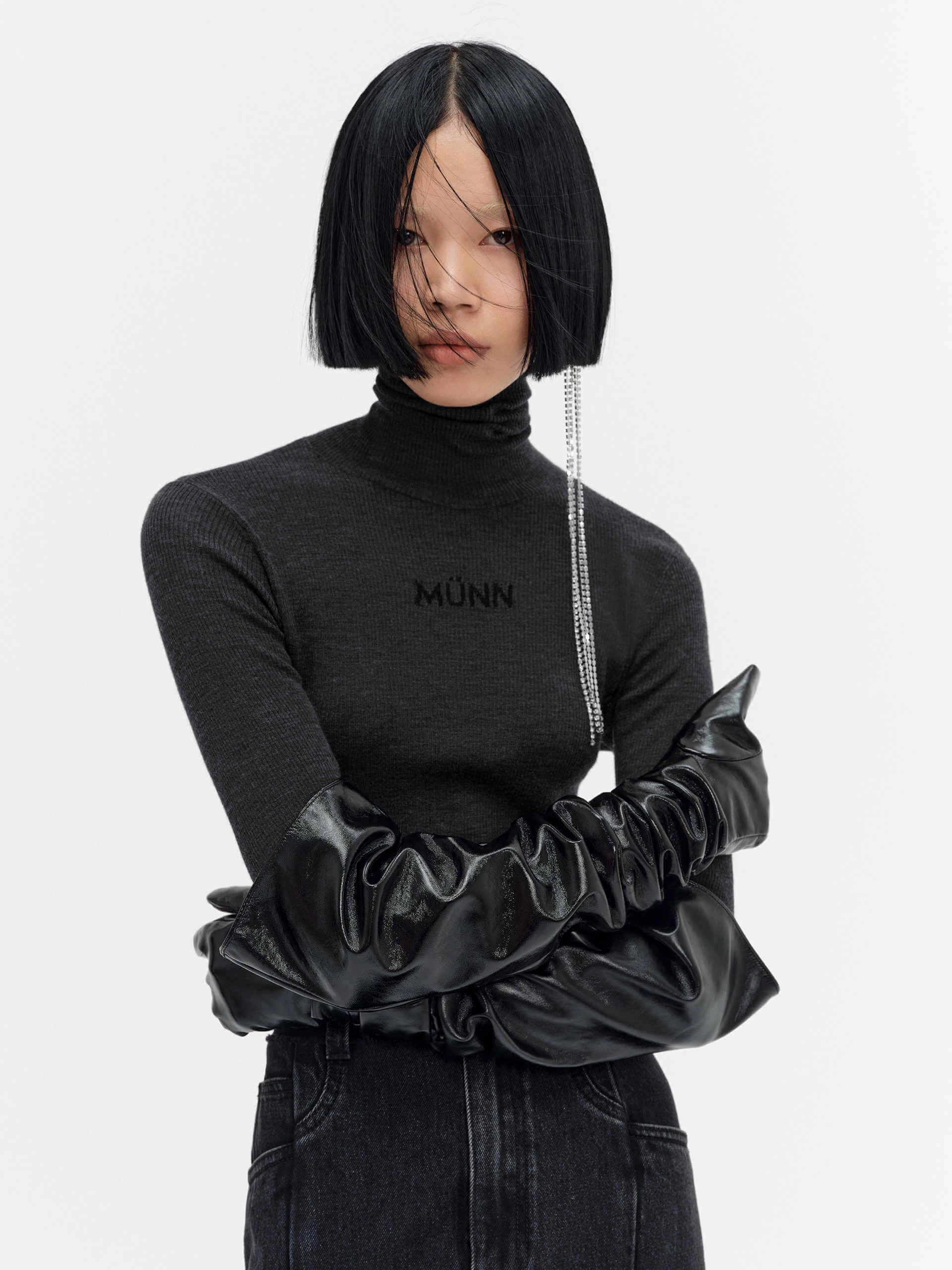 Merino Wool Turtleneck Top All Time