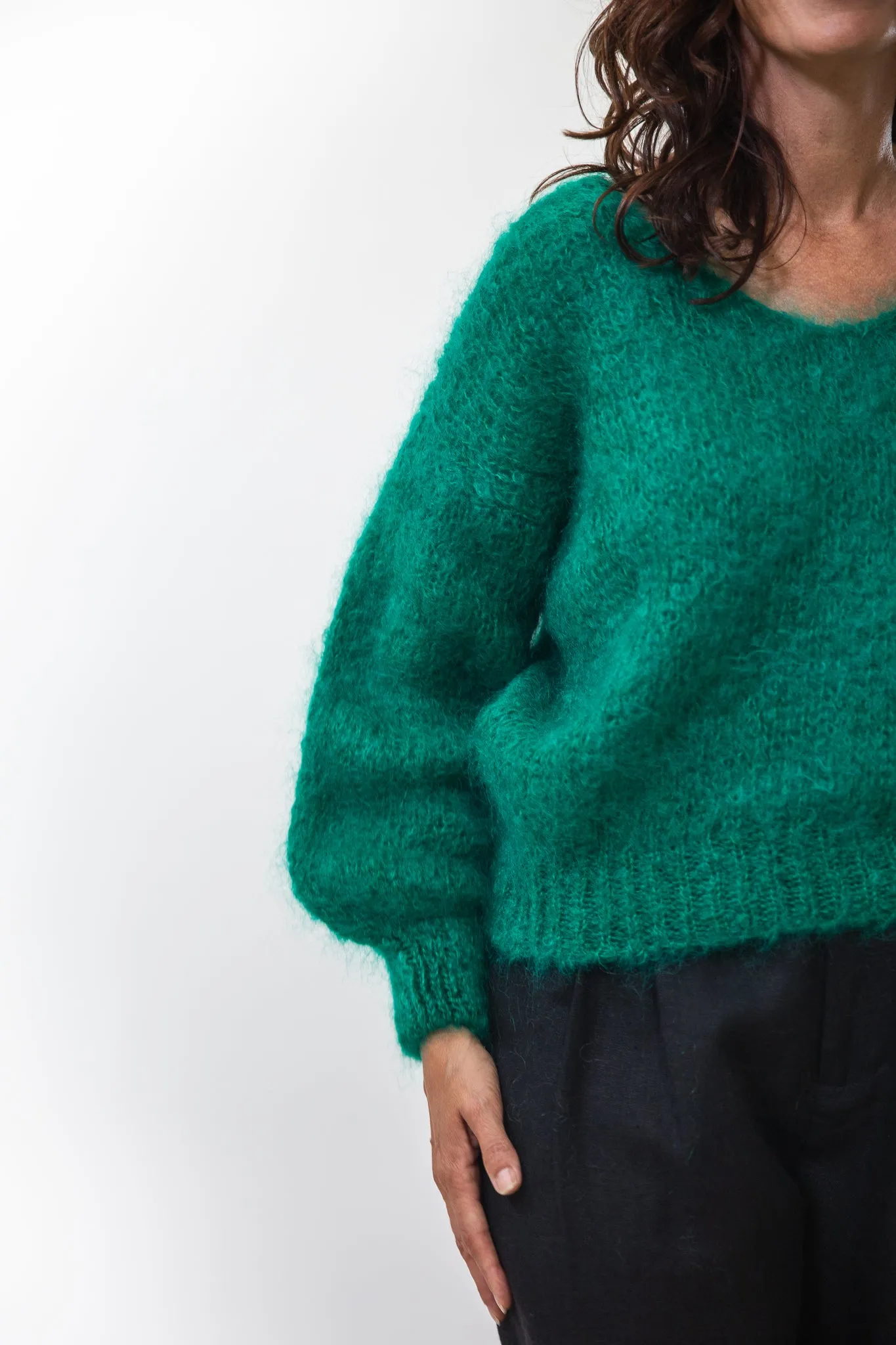 Perfect Stretch All Day Comfort Design Milana Knit | Jade Green