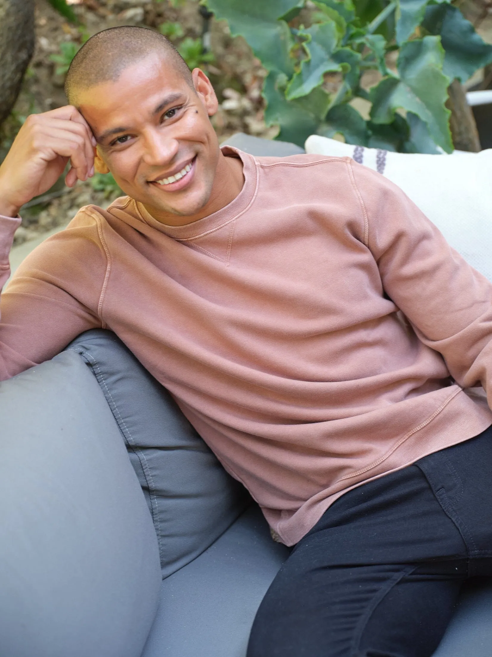 Ripstop Reinforcement Mineral Wash Fleece Crew