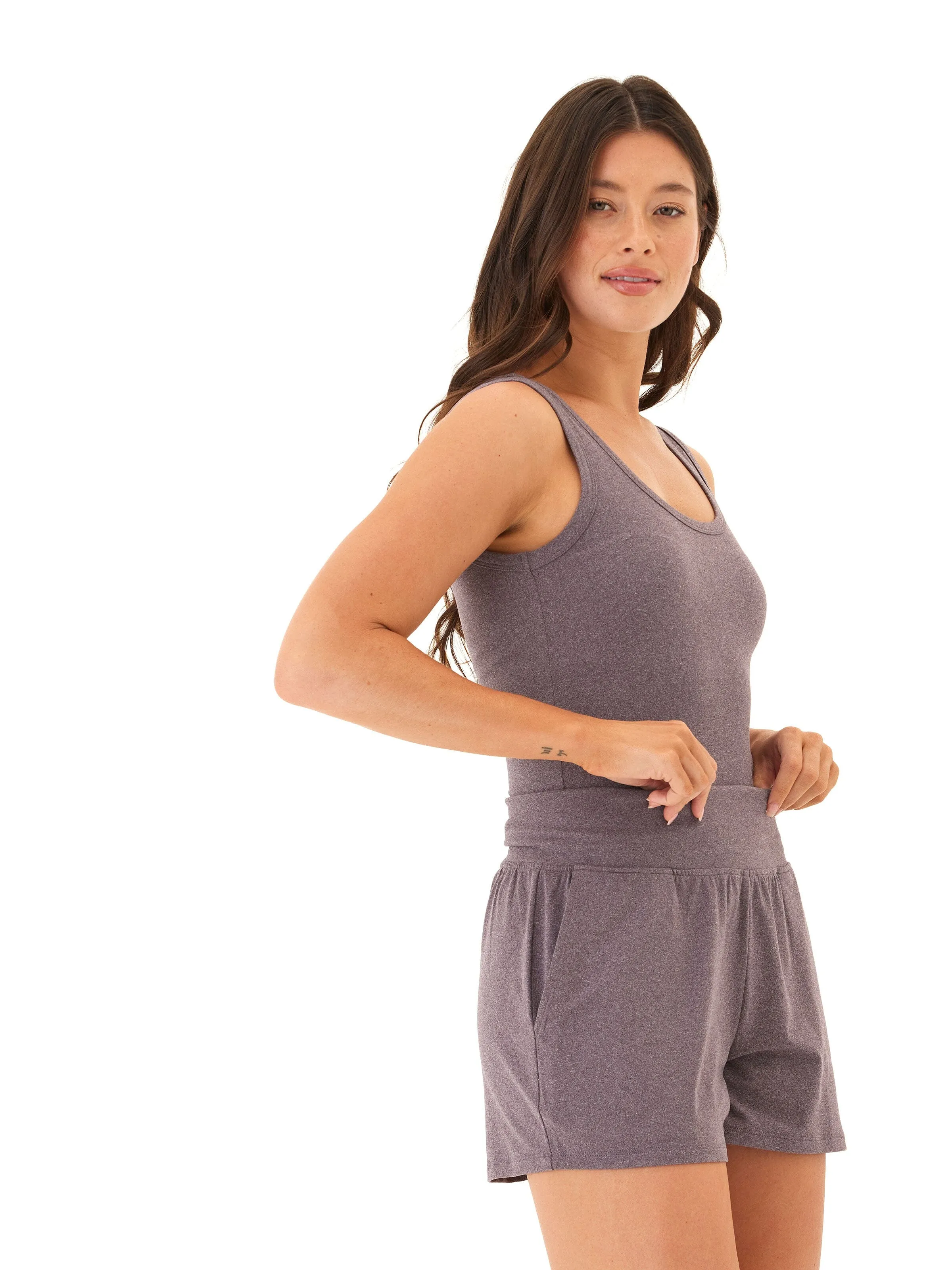 recognition Mirabel Luxe Jersey Fitted Crop Tank