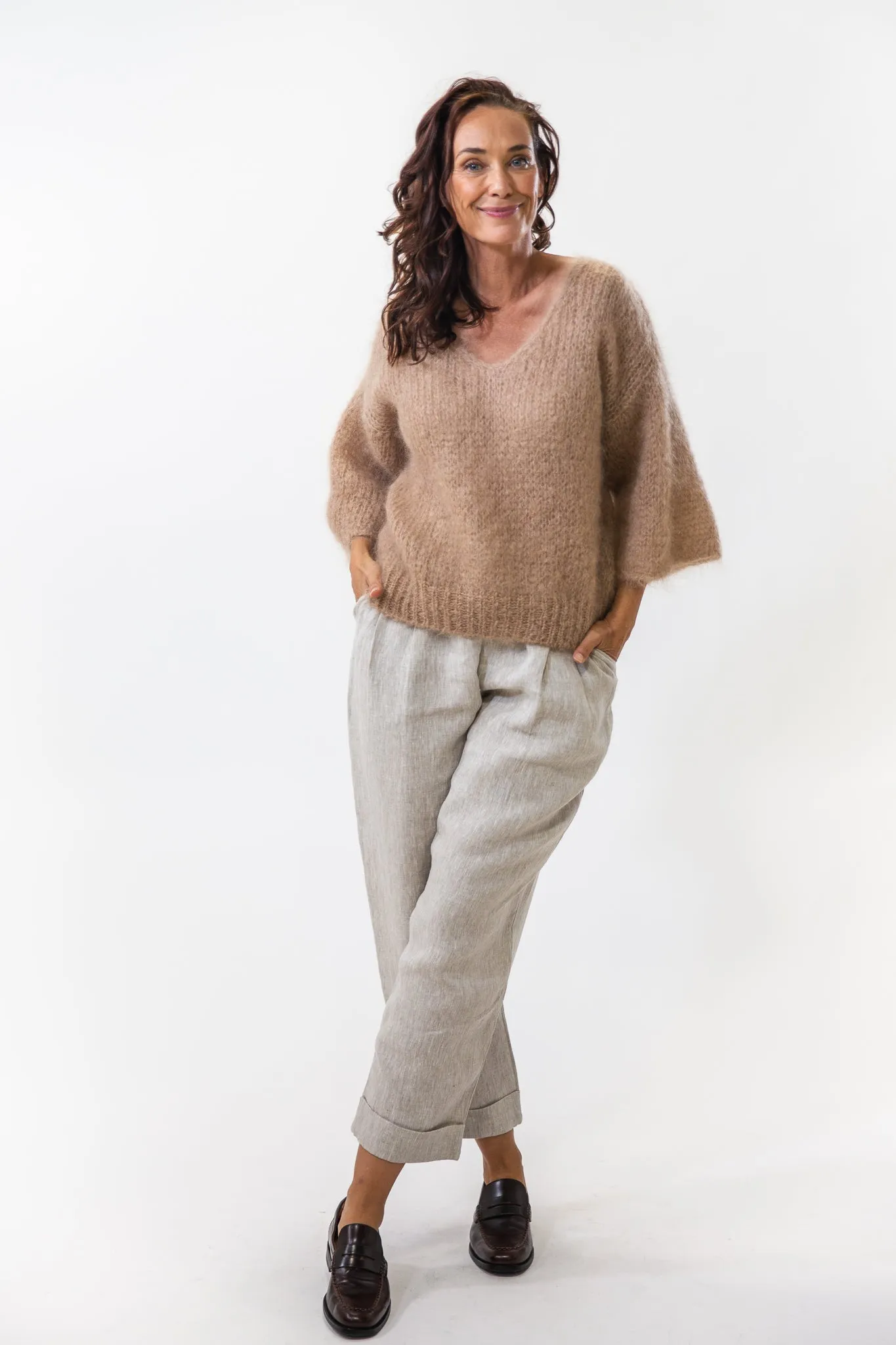 Layering Options Miranda Pullover | Medium Brown