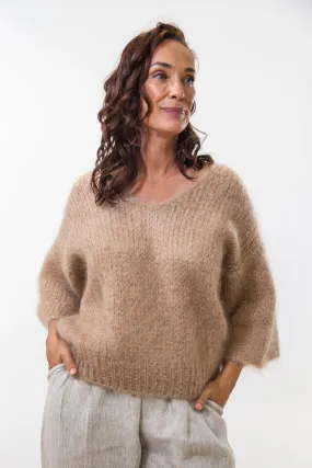 Warm Fashion Fashion Essential Miranda Pullover | Medium Brown