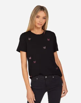 Casual Choice Wear Sporty Style Wear Croft X Crystal Butterflies