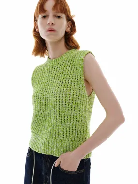 Comfortable Layer Cozy All-Day Crochet Knitted Sleeveless Top