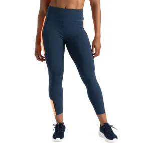 Sleek Active Double Layered Dare 2b Womens Move II Outdoor Fitness Gym Leggings - Moonlight Denim
