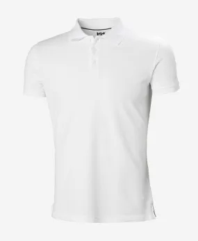 Breathable mesh Printed T-shirt CREW POLO, White