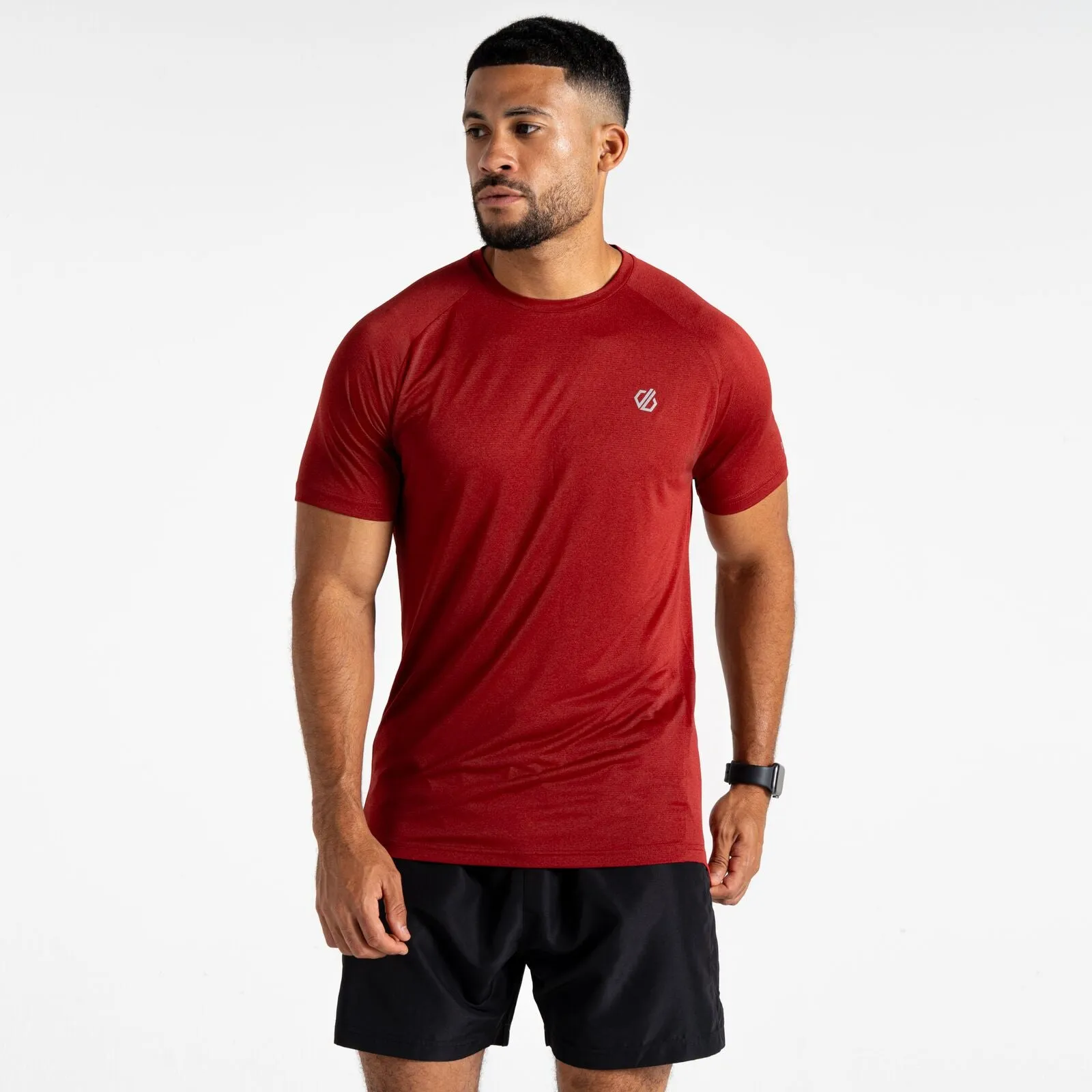Dare 2B Mens Accelerate Short Sleeve T-Shirt FlexibleCollarStructure Multipurpose Design
