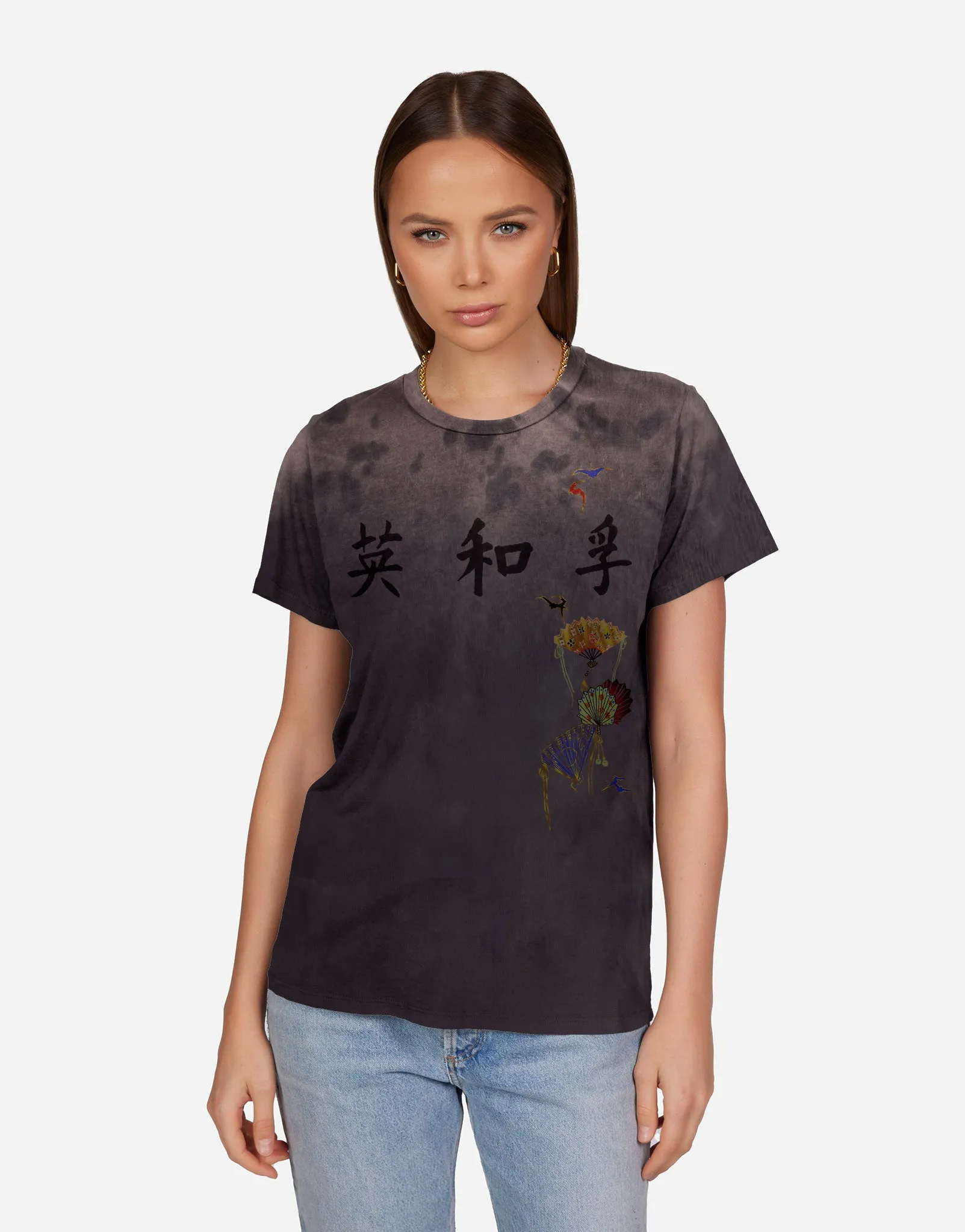 Wolf Silk Fan Outdoor Leisure Look Loose fitting comfort