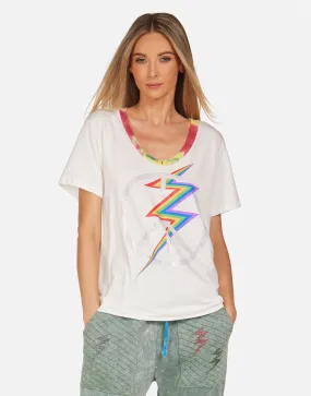 Weekend Style Layered Collar Structure Elara Crystal Lightning Peace