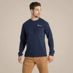 Layered Collar Design StretchComfortDesign Craghoppers Mens Dillisk Organic  Long Sleeve T-Shirt