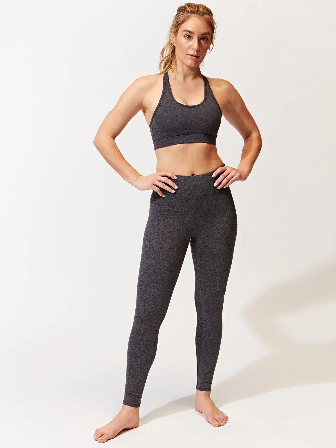 Unisex Style Daily Routine Monica High Rise Full Length Legging 26"