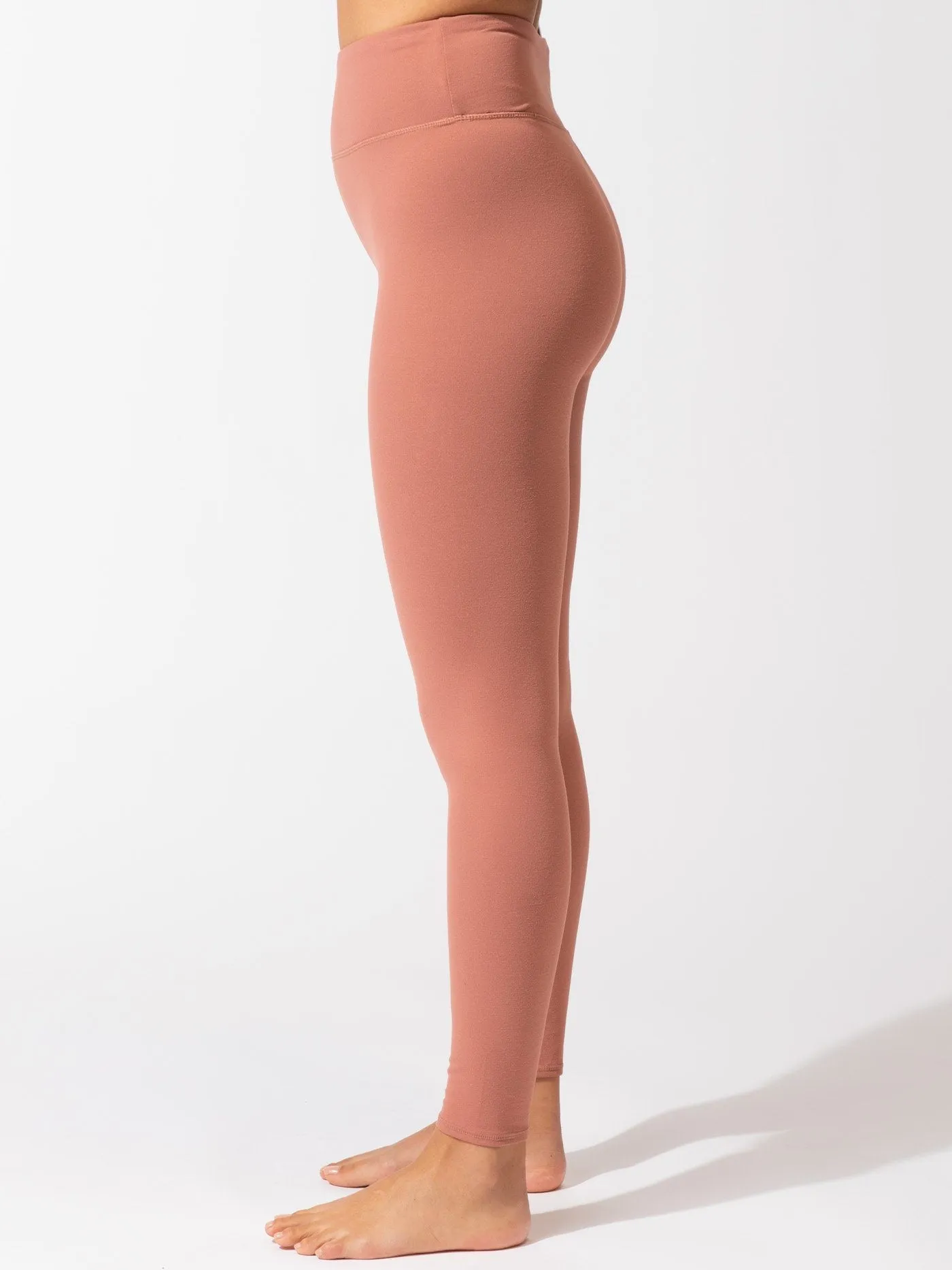 High Function Breathable Fabric Maternity Wear Monica High Rise Full Length Legging 26"