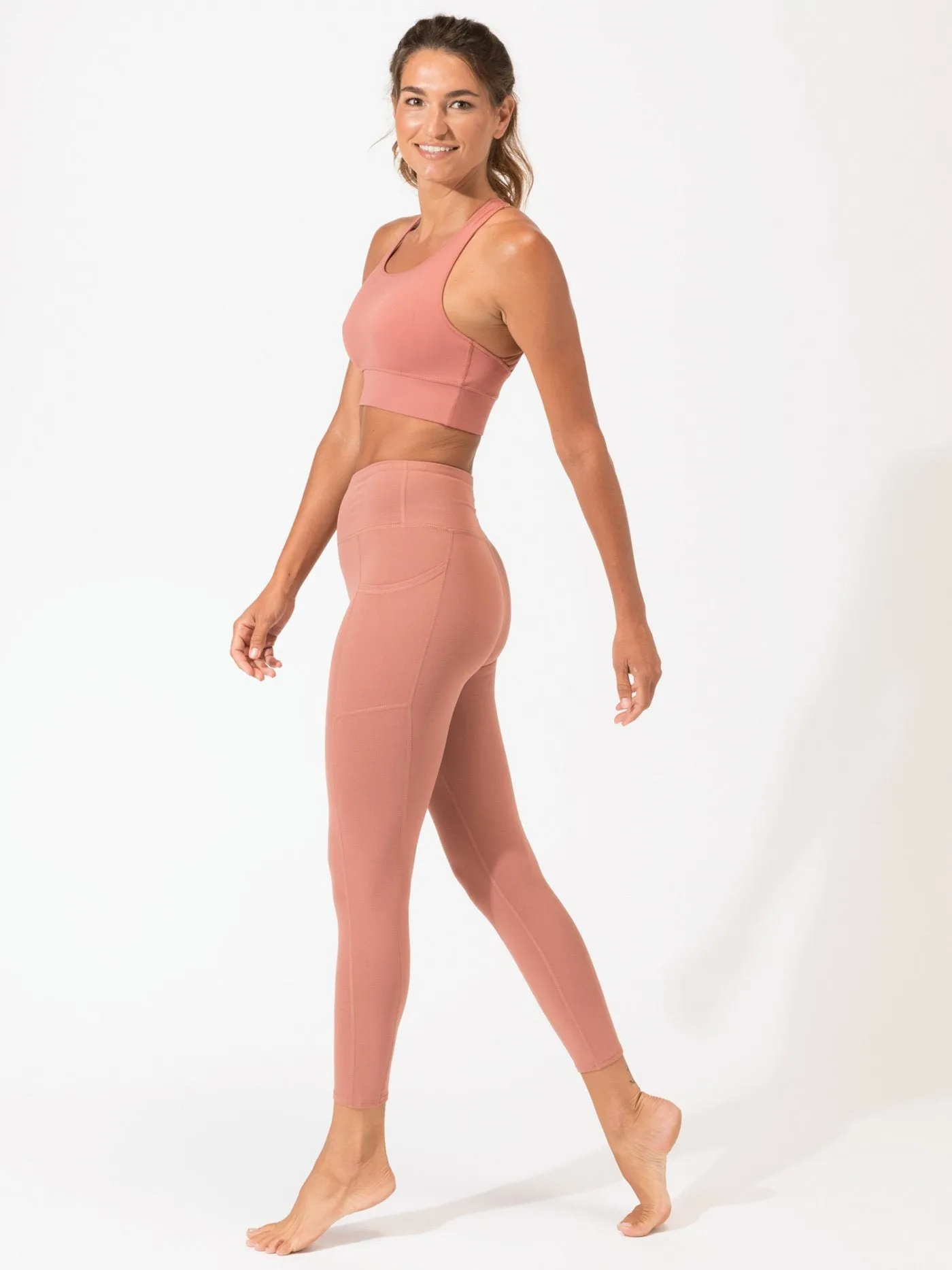 Monica Pocket High Rise 7/8 Legging 24" Extra Soft Unisex Style