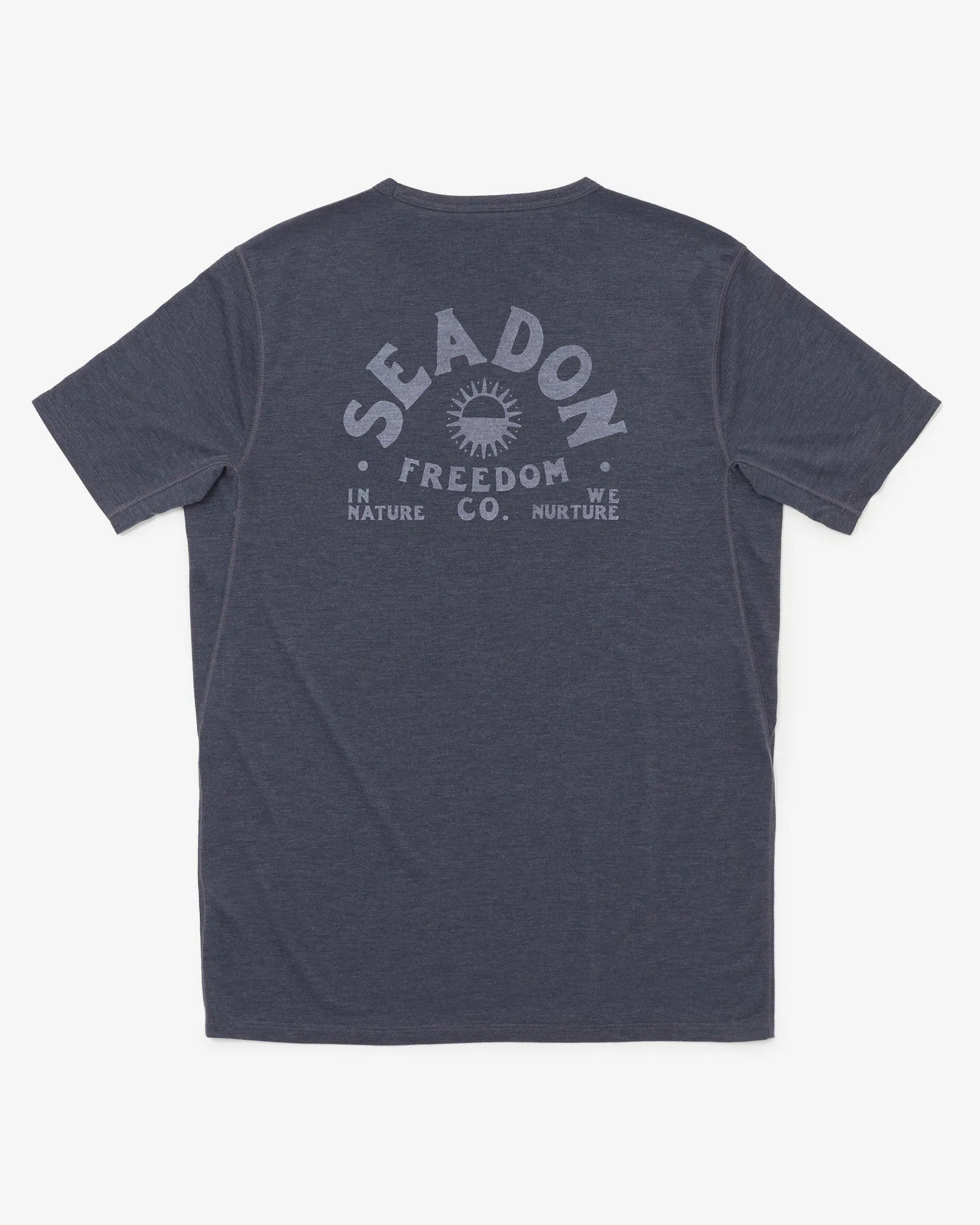 Wide Neck Opening M's Daymaker Tee- Freedom