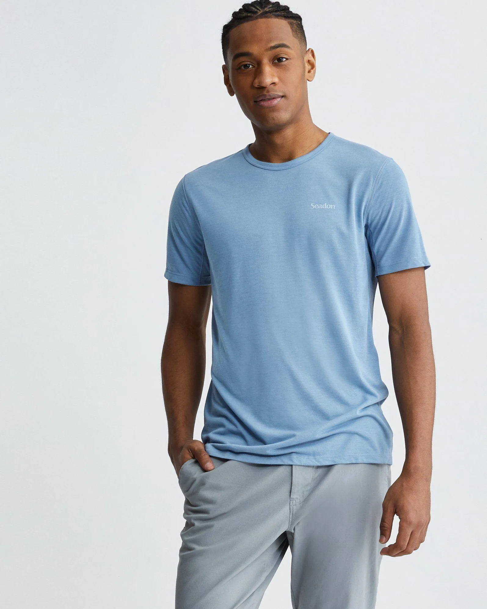 Layered Shoulder Design Timeless Style M's Daymaker Tee- In Nature We Nurture