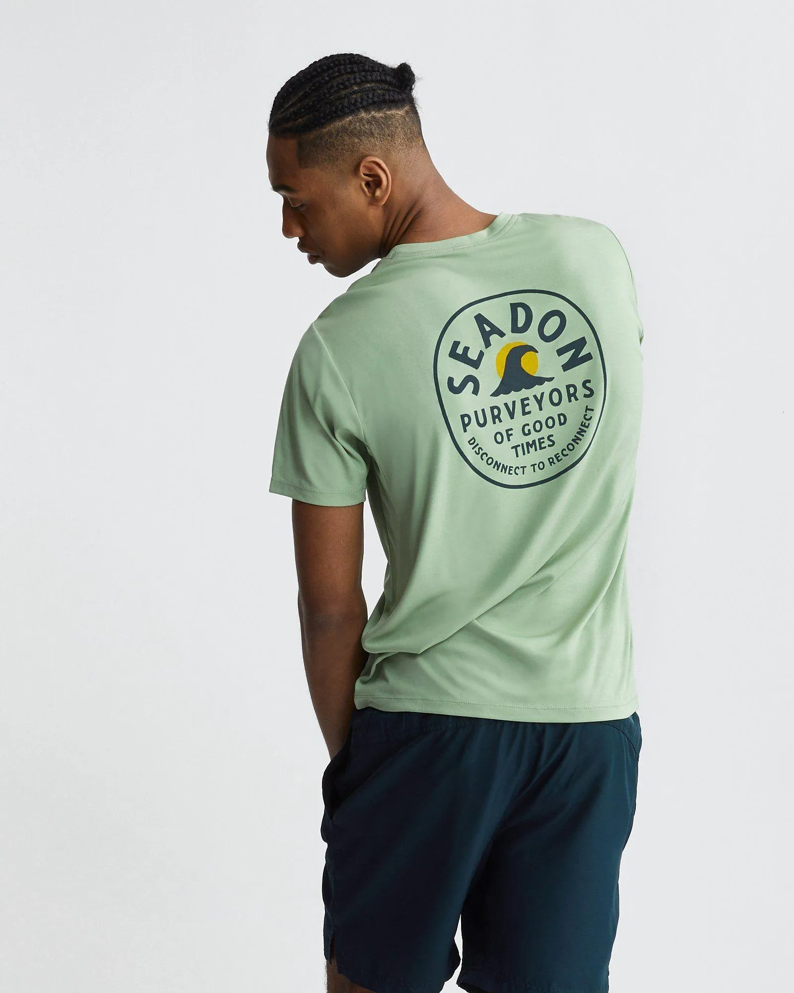 M's Trailblazer Tee- Good Times TexturedWeavePattern