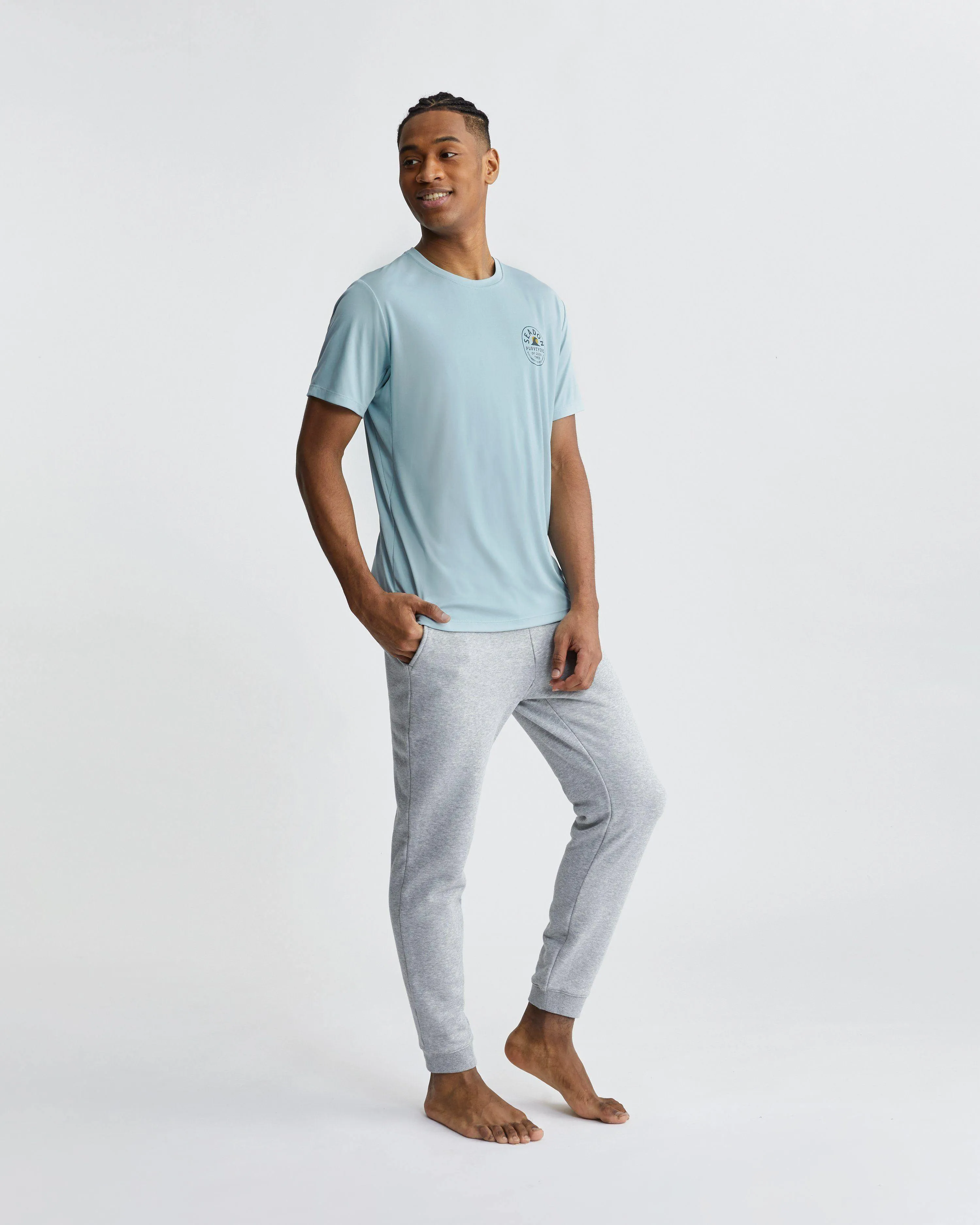 M's Trailblazer Tee- Good Times Heathered Texture